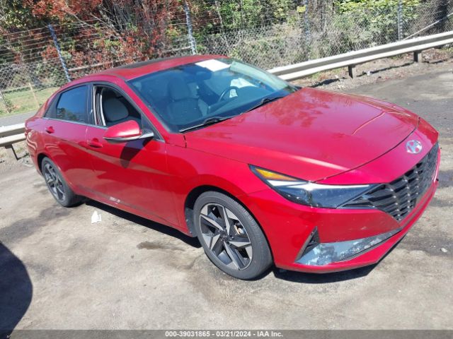 hyundai elantra 2021 kmhlp4ag8mu154798