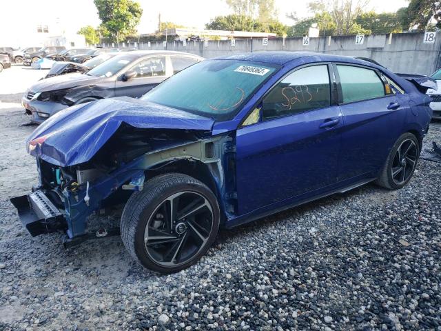 hyundai elantra n 2023 kmhlr4af3pu376851