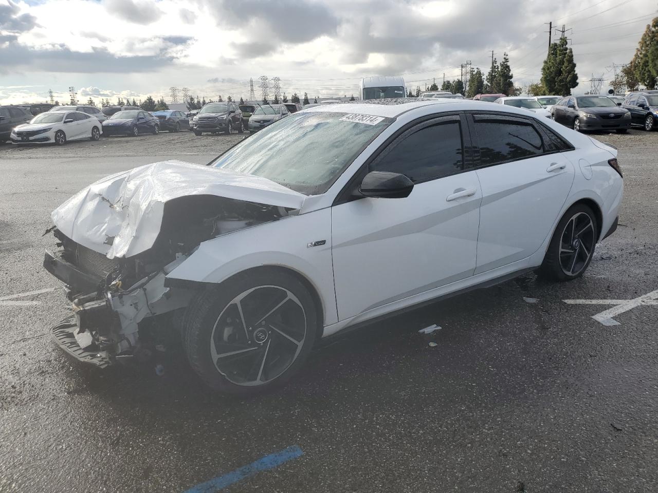 hyundai elantra 2021 kmhlr4af5mu156946