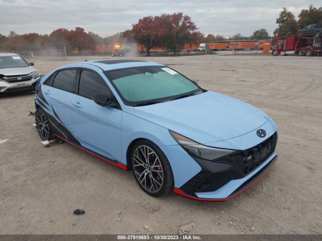 hyundai elantra n 2022 kmhlw4ak6nu007727