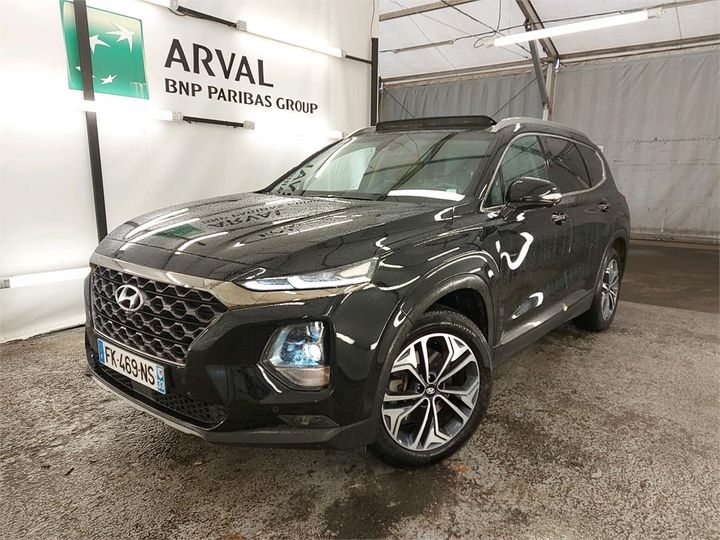 hyundai santa fe 2019 kmhs381bdlu207647