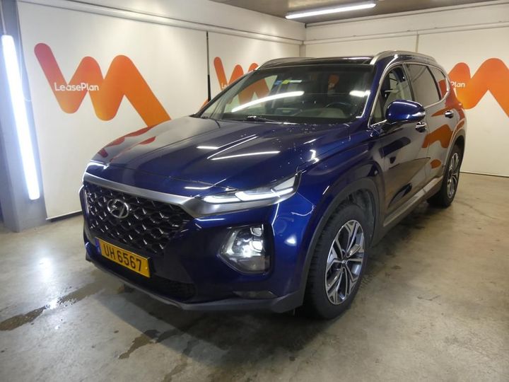 hyundai santa fe 2019 kmhs381cdku043741