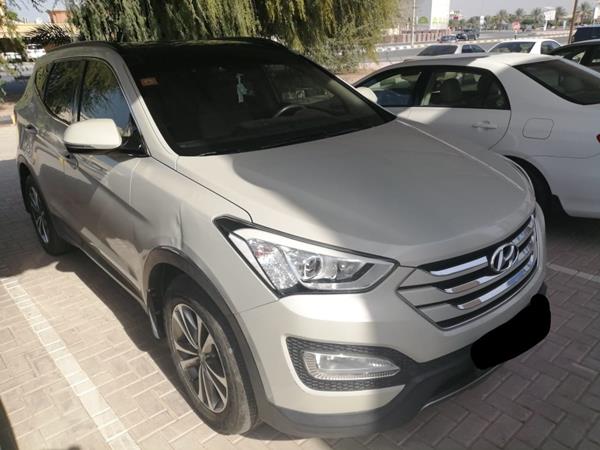 hyundai santa fe 2015 kmhst81c8fu411439