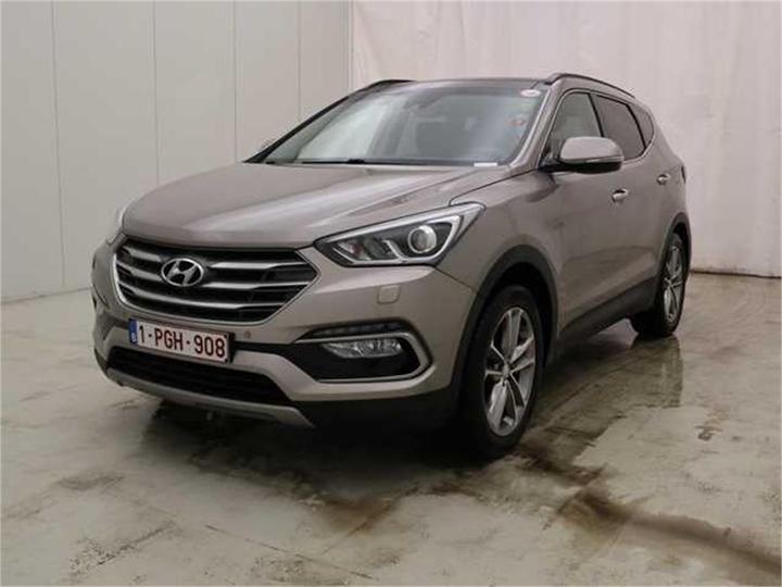 hyundai santa fe 2016 kmhsw81uagu671576