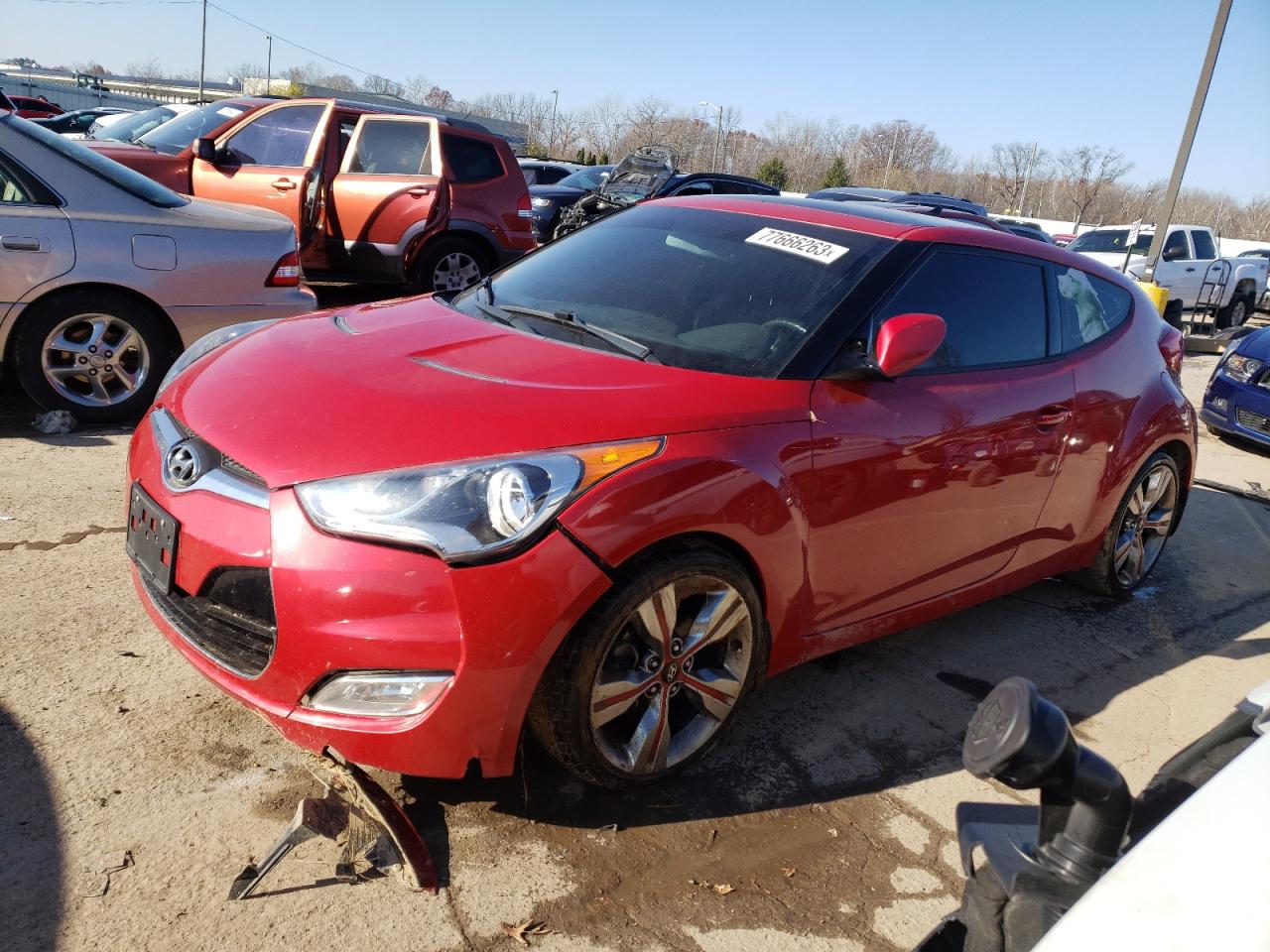 hyundai veloster 2013 kmhtc6ad0du110176