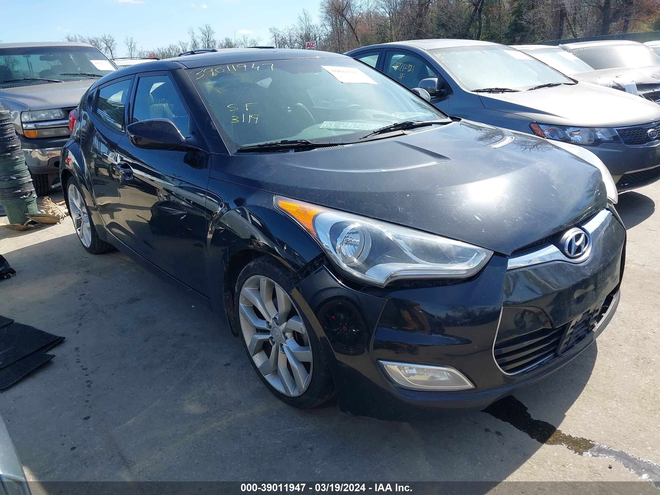 hyundai veloster 2013 kmhtc6ad3du134780