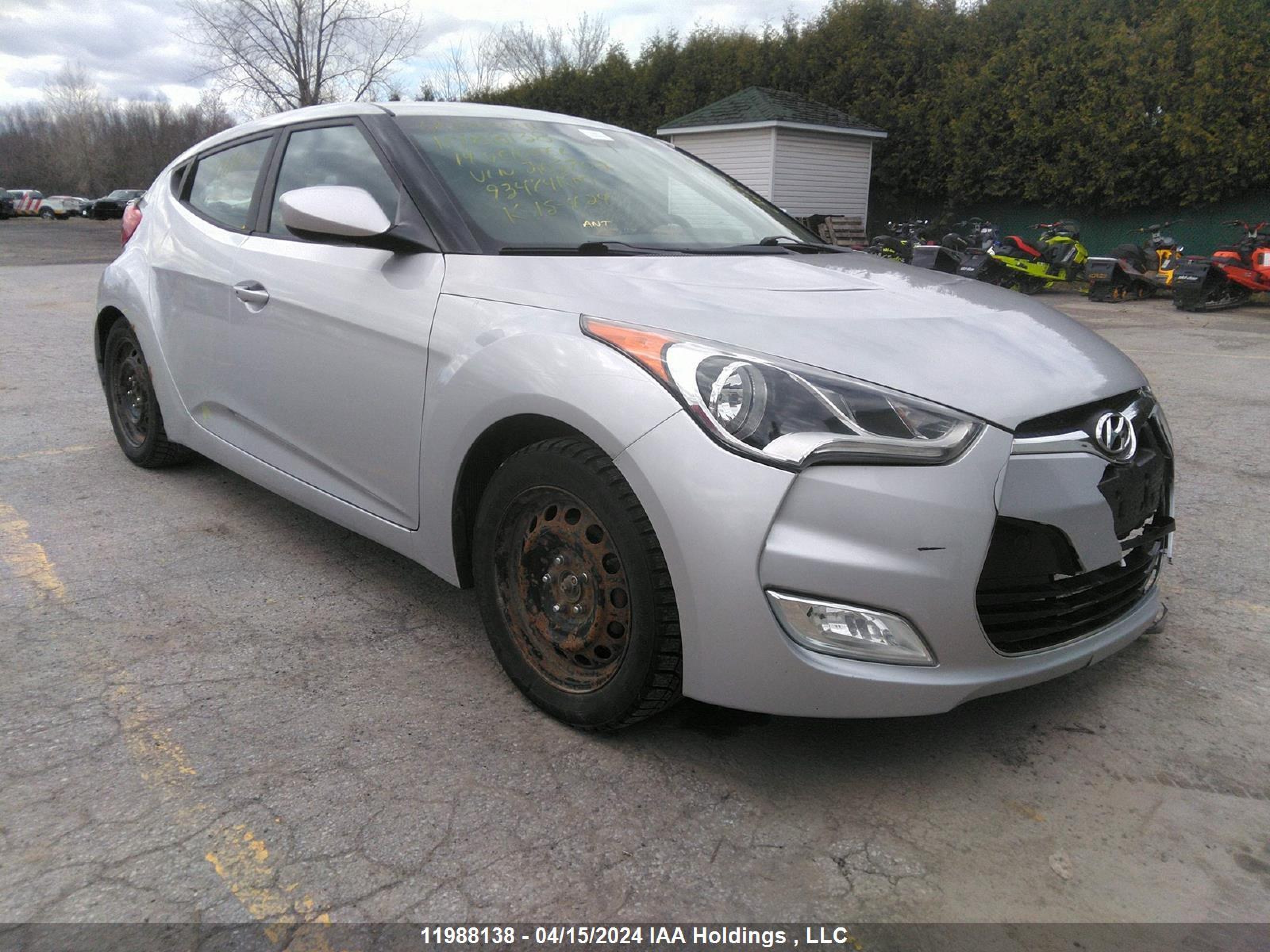 hyundai veloster 2014 kmhtc6ad8eu205702