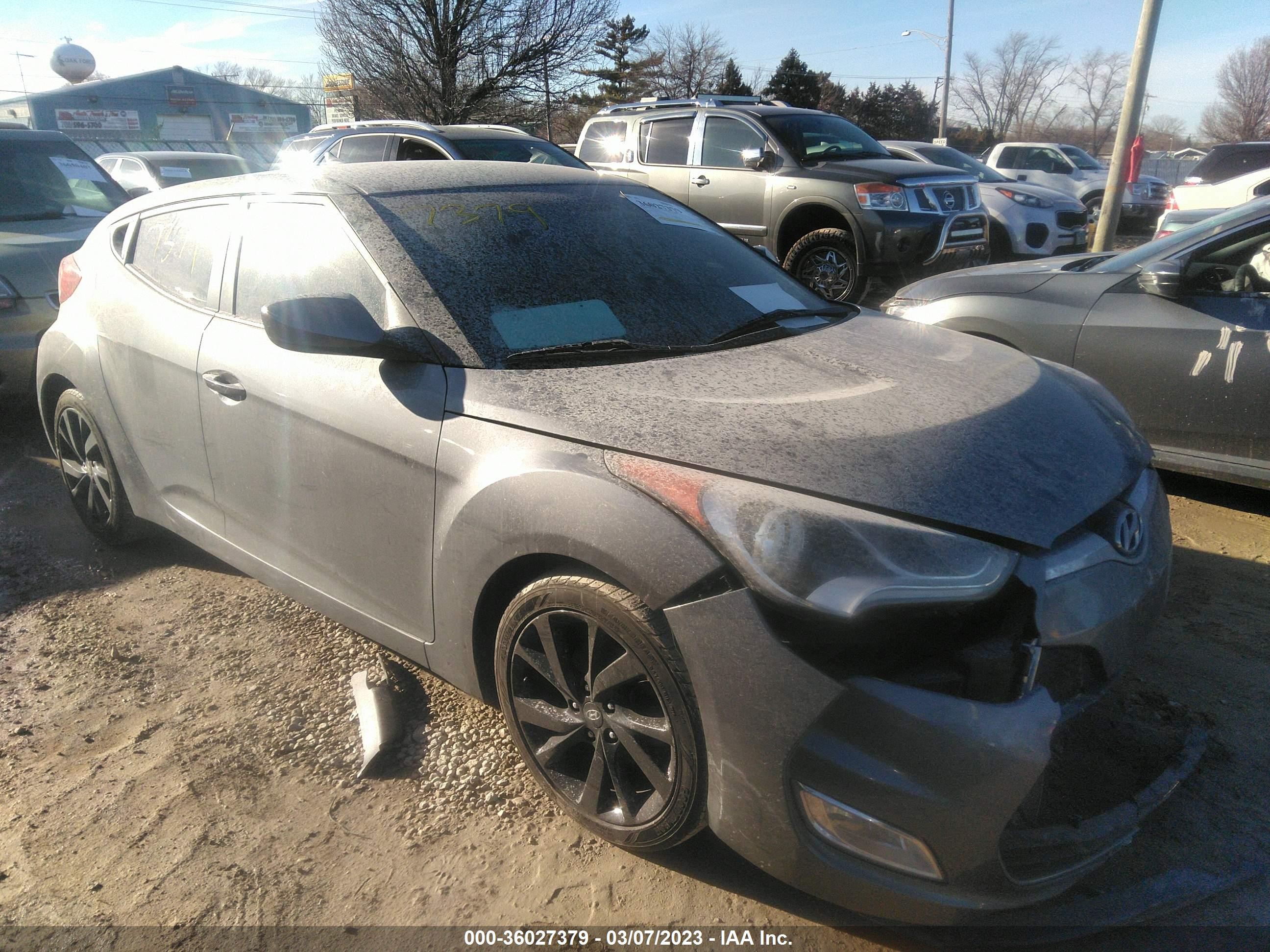 hyundai veloster 2017 kmhtc6ad8hu309790