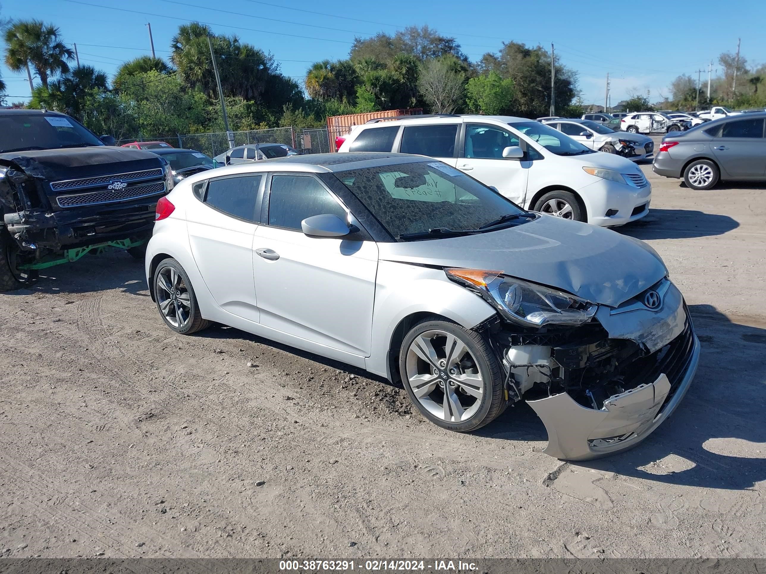 hyundai veloster 2017 kmhtc6ad8hu322362