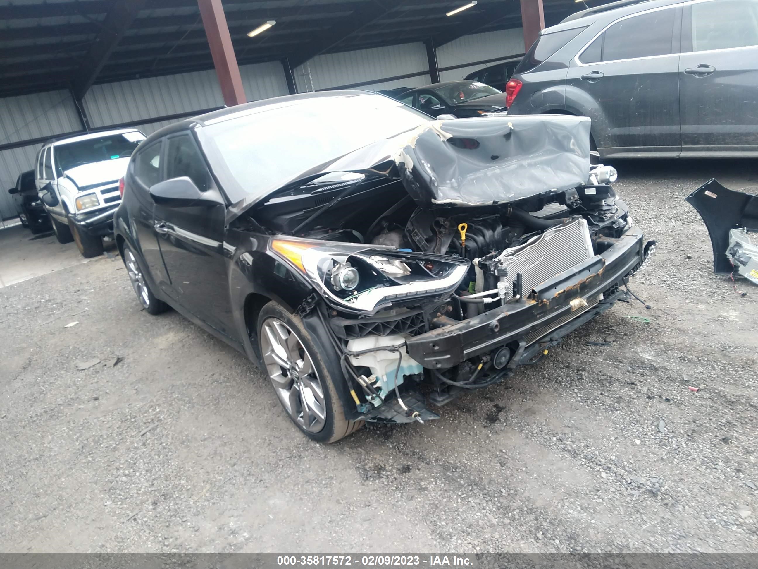 hyundai veloster 2015 kmhtc6ad9fu219156