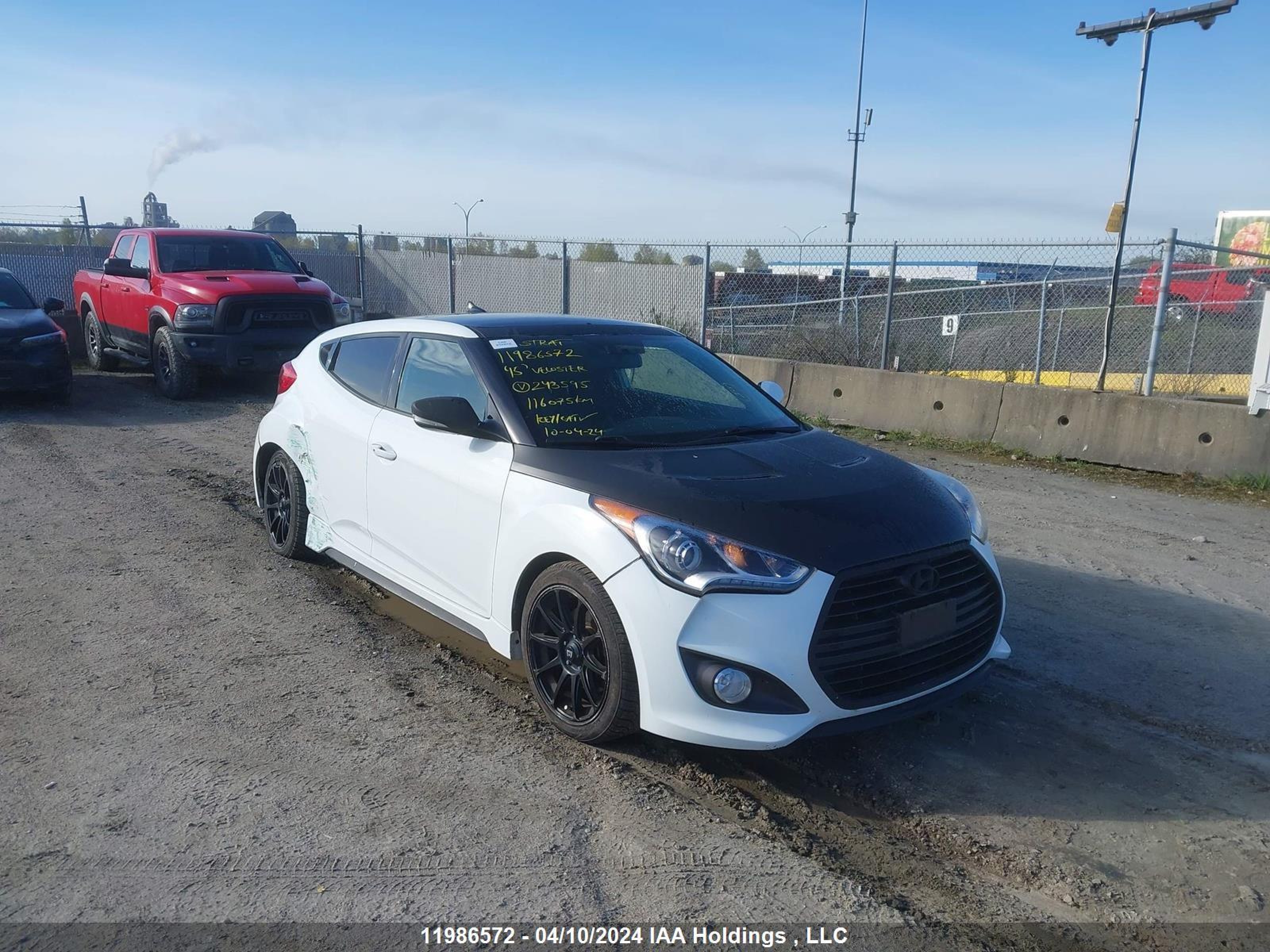 hyundai veloster 2015 kmhtc6ae0fu243595