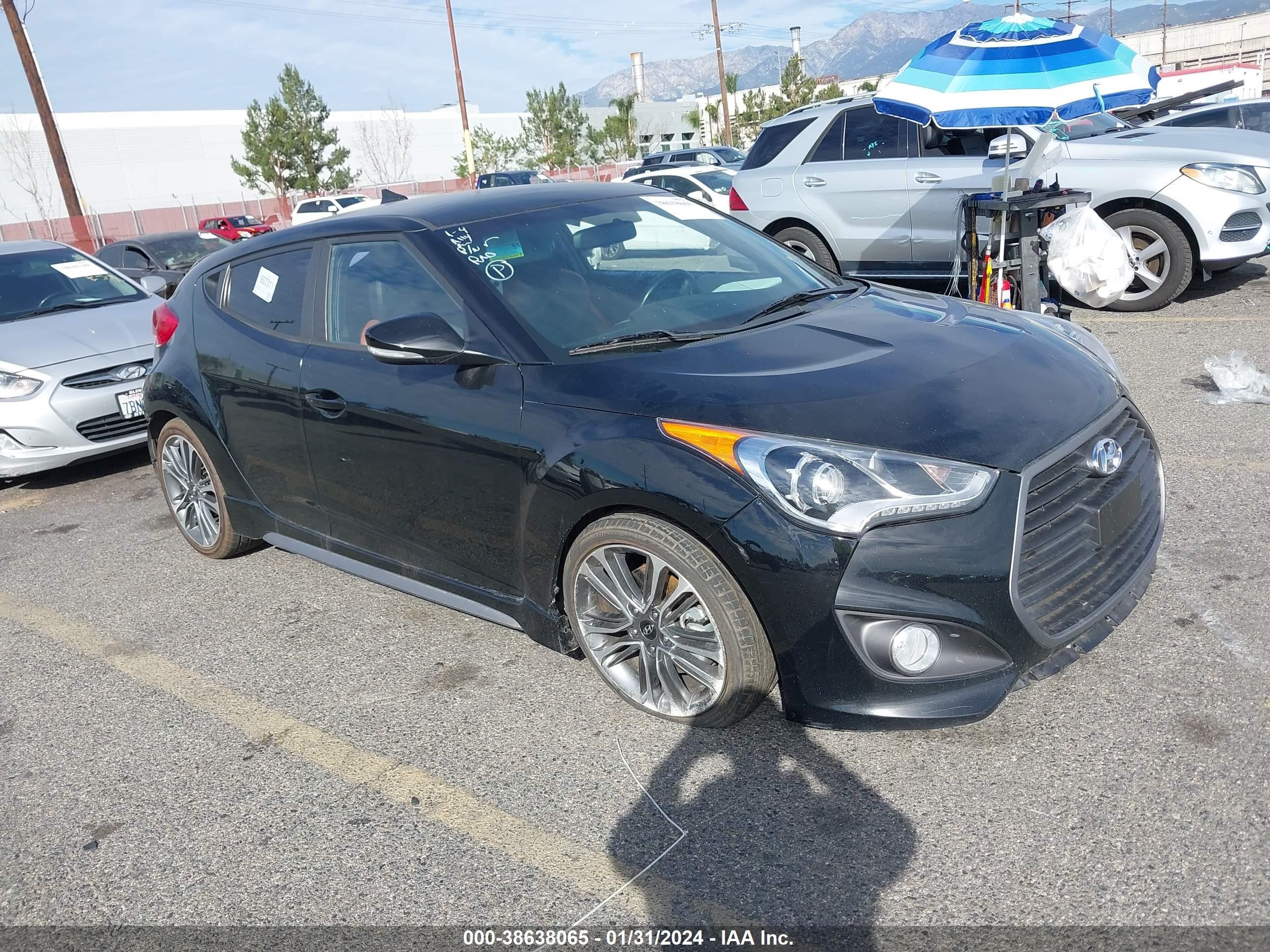 hyundai veloster 2017 kmhtc6ae0hu314409