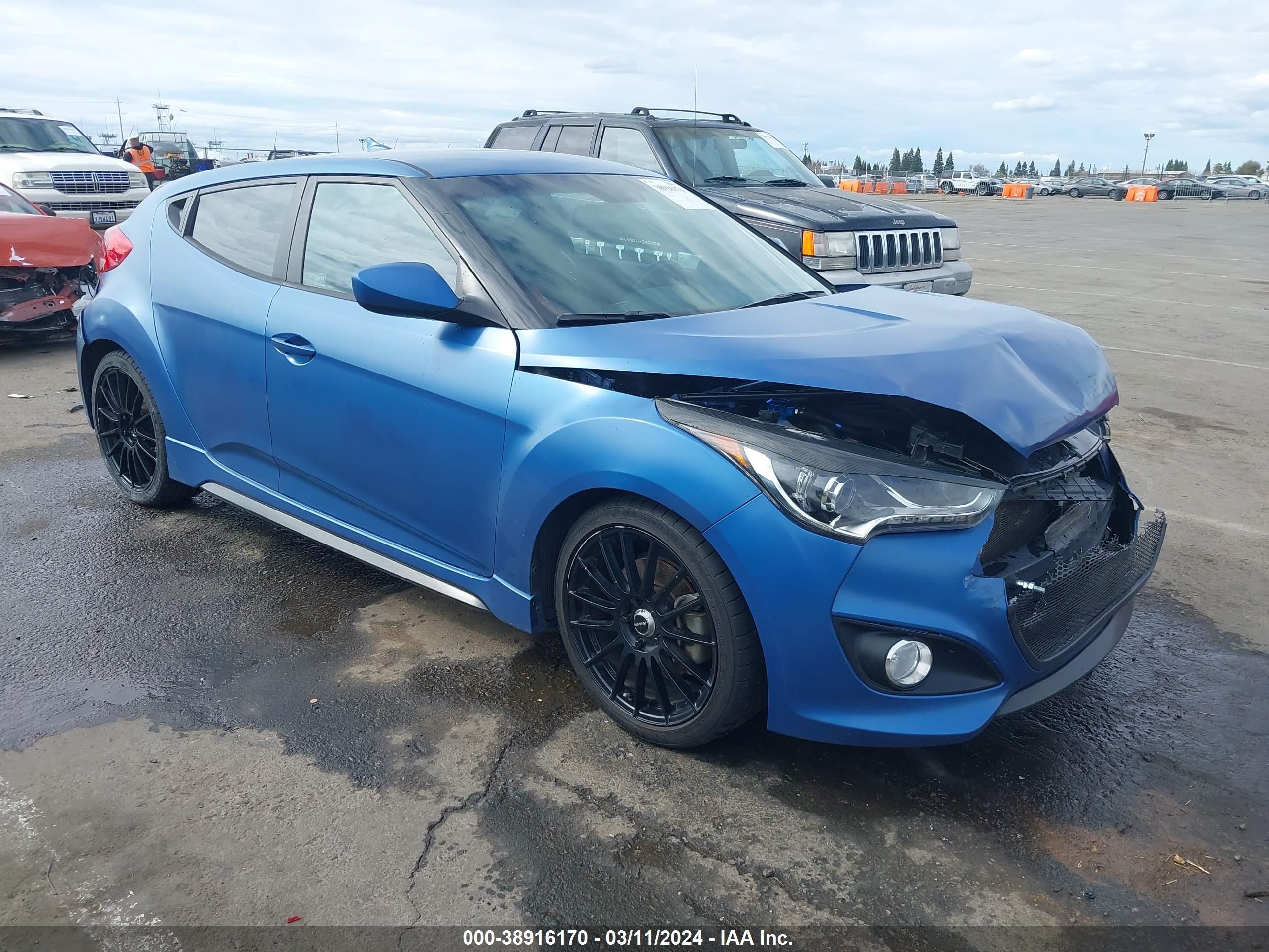 hyundai veloster 2016 kmhtc6ae3gu258030