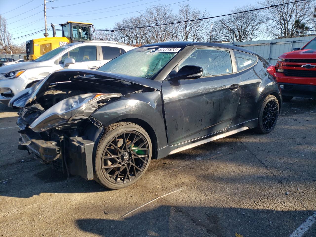 hyundai veloster 2014 kmhtc6ae4eu182542