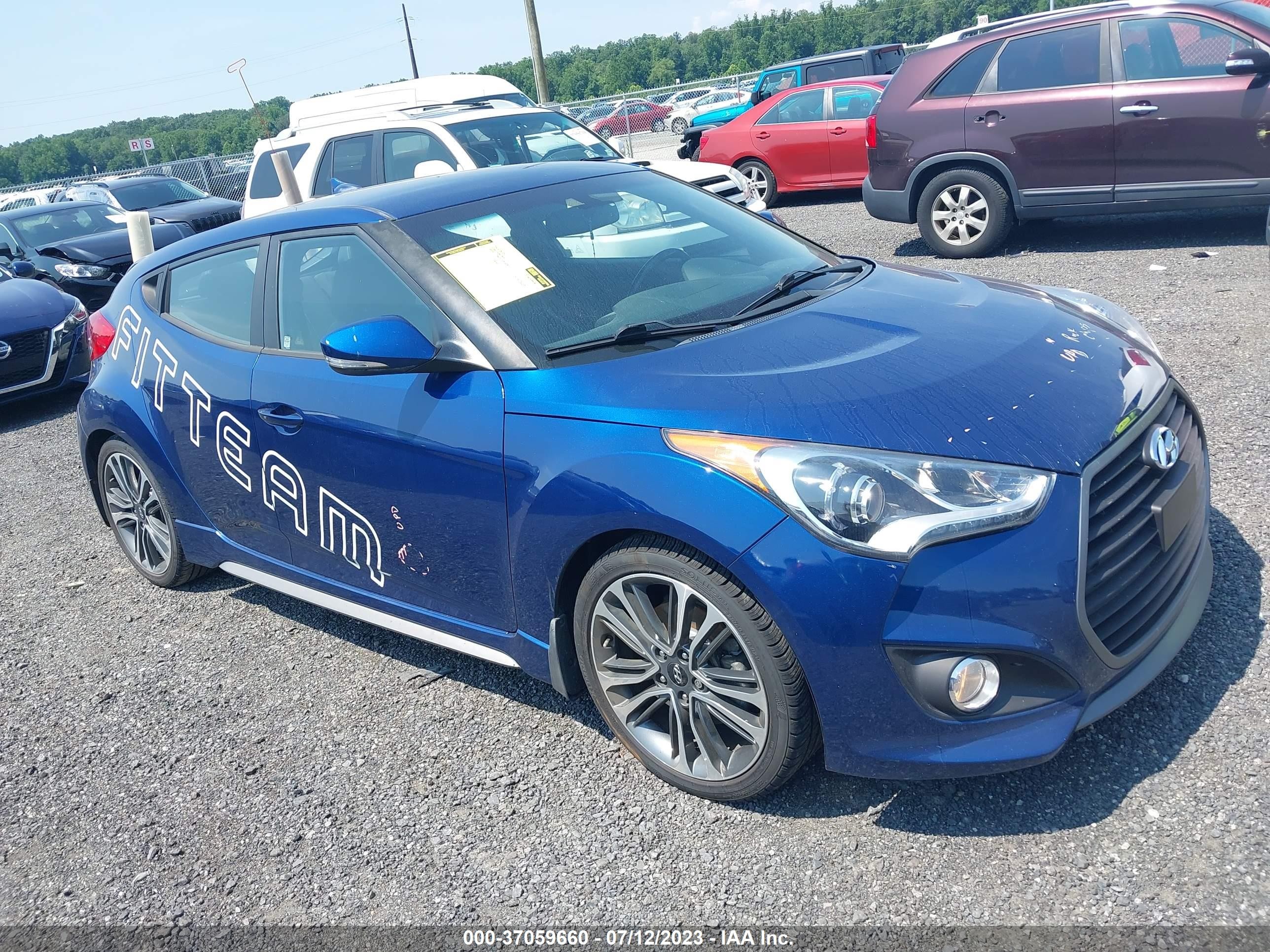 hyundai veloster 2016 kmhtc6ae9gu281974