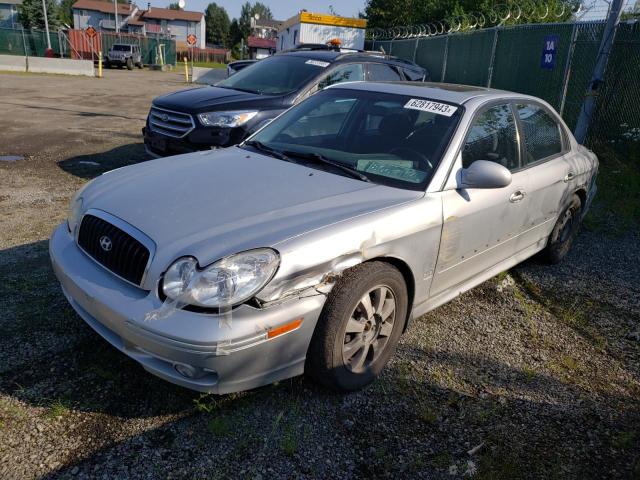 hyundai sonata gl 2004 kmhwf25sx4a982694