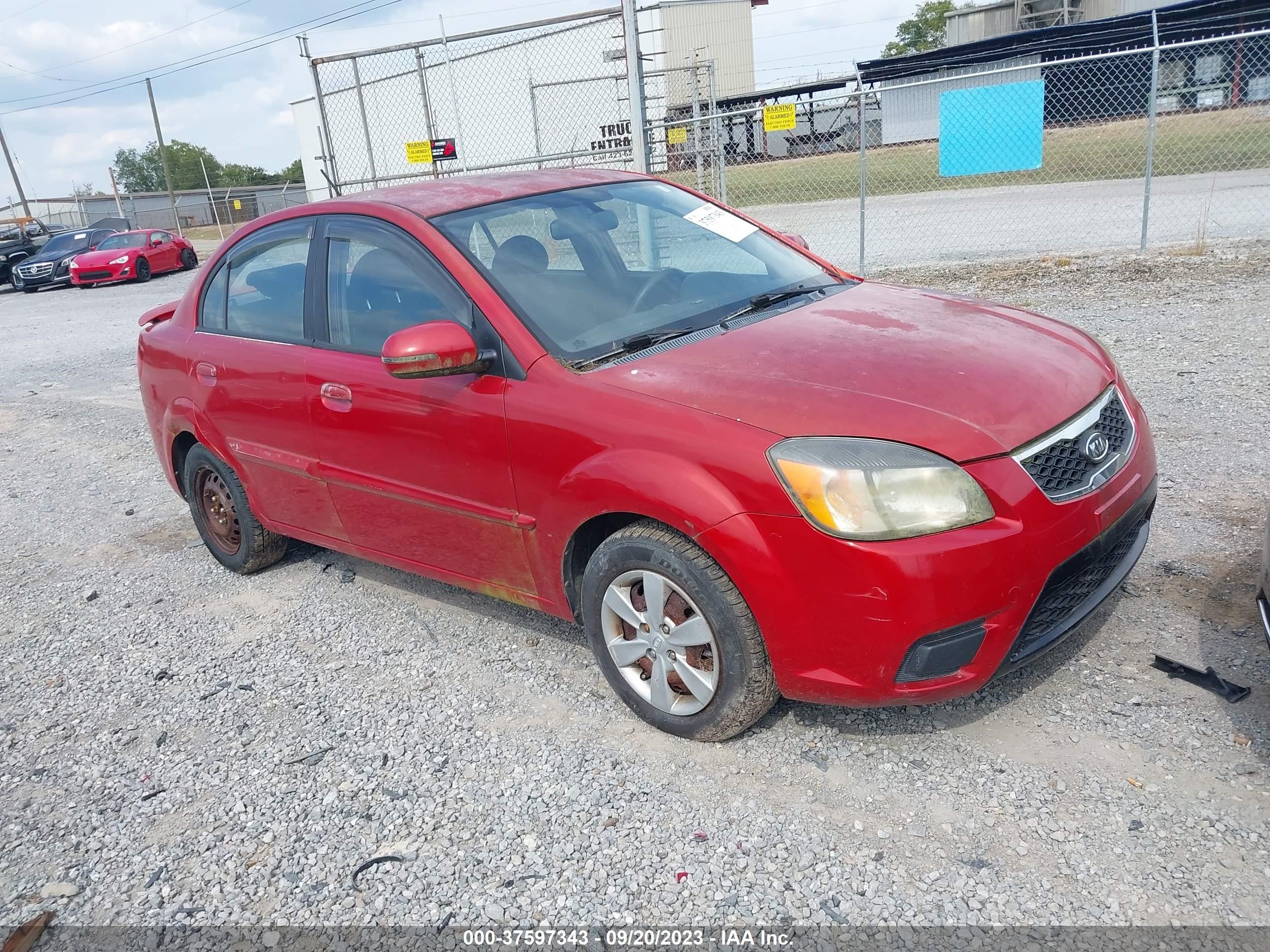 kia rio 2011 knadh4a3xb6912884