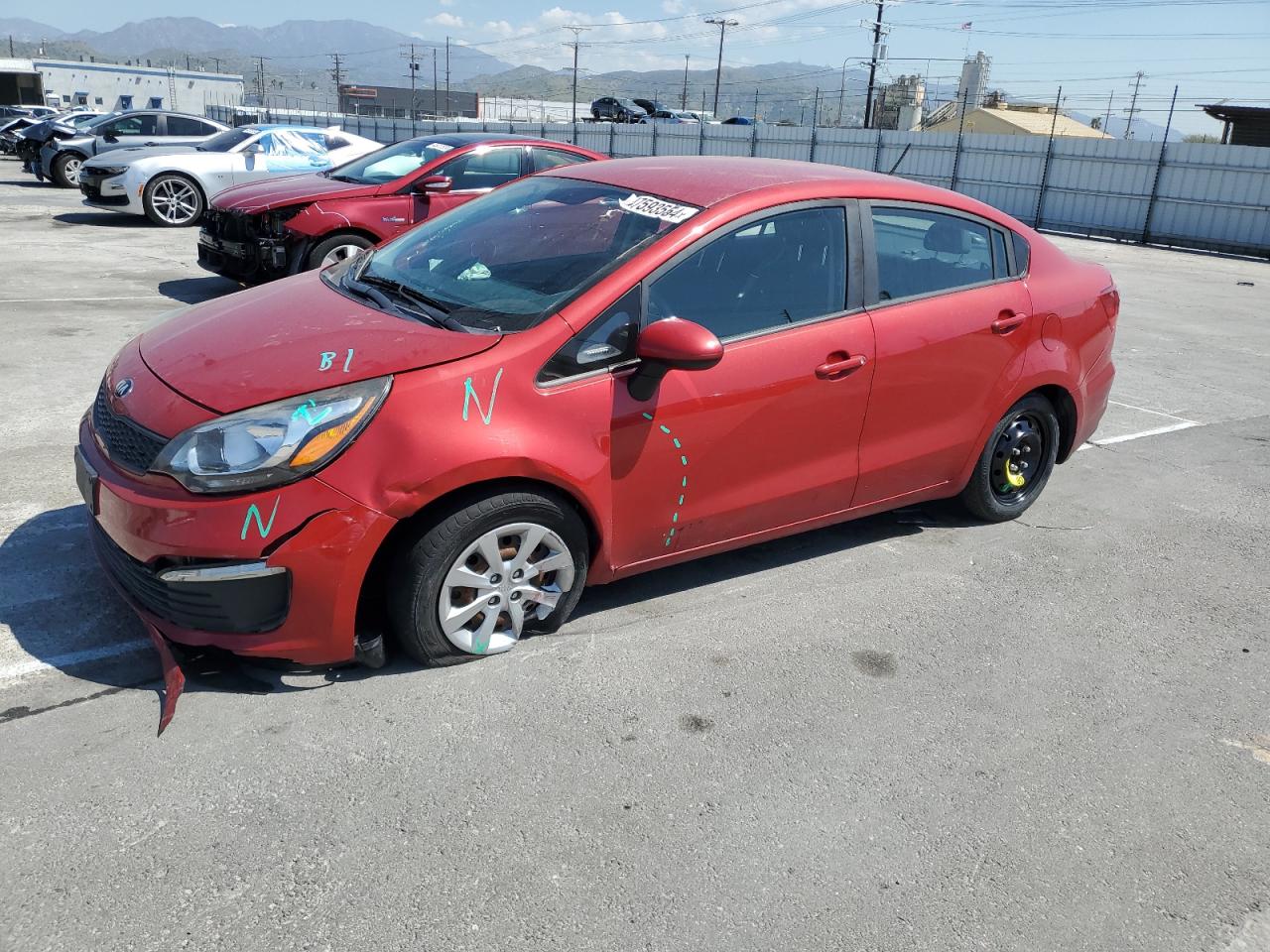 kia rio 2017 knadm4a32h6021962