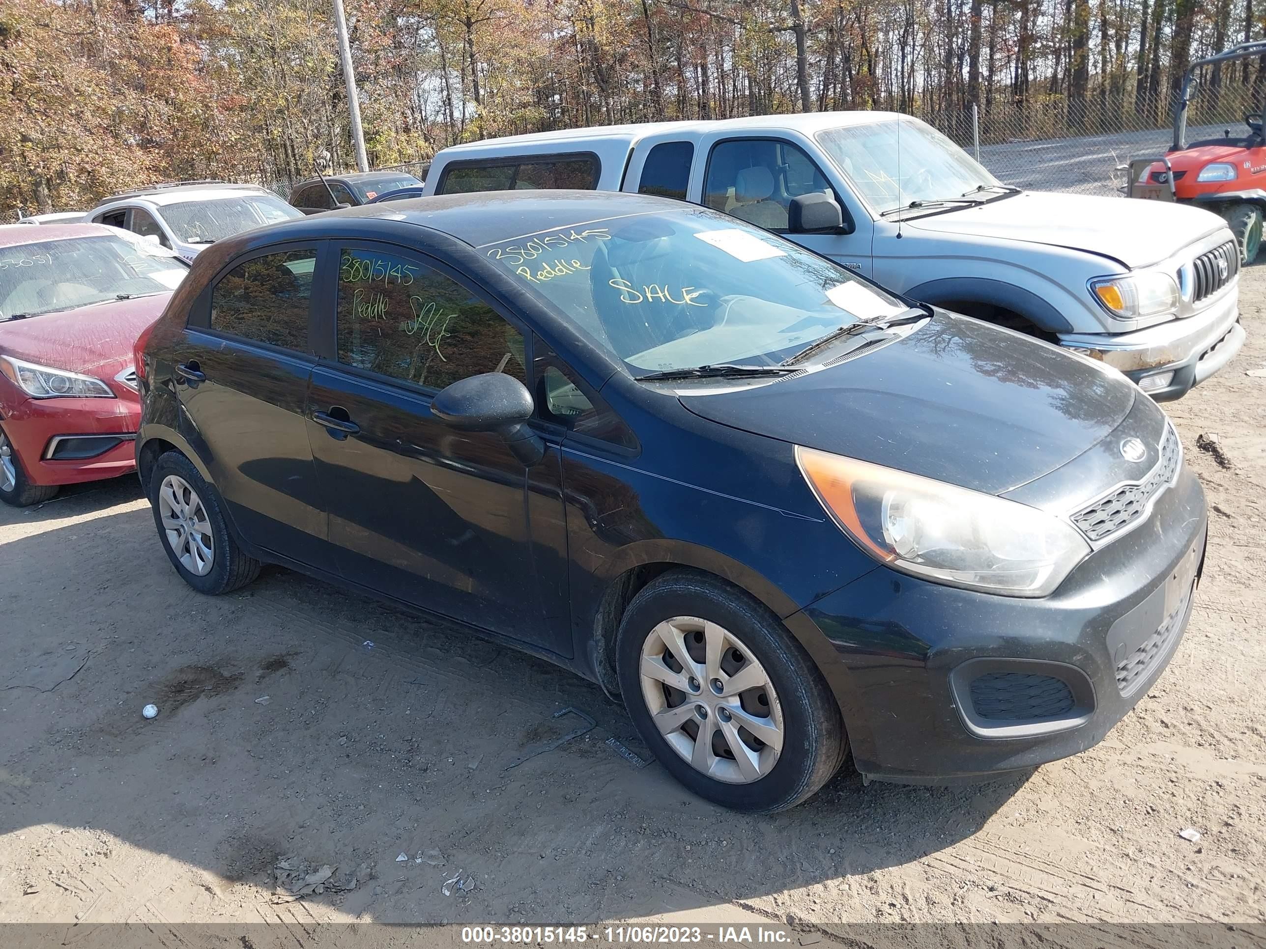 kia rio 2013 knadn5a3xd6146446