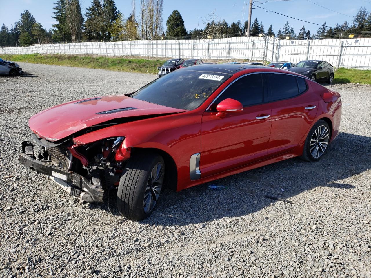 kia stinger 2019 knae15la7k6062657