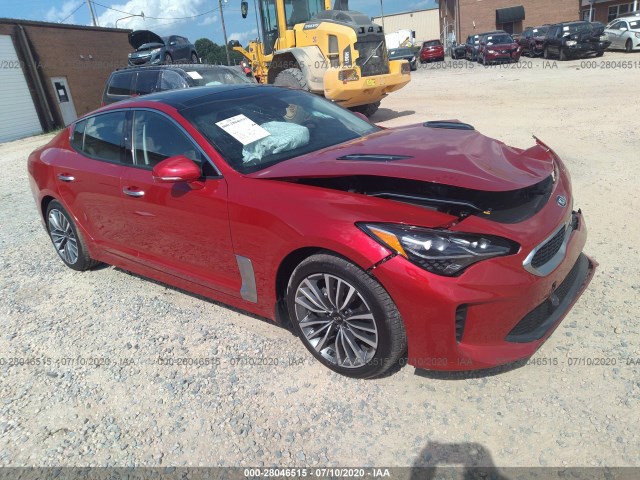 kia stinger 2019 knae25la9k6059109