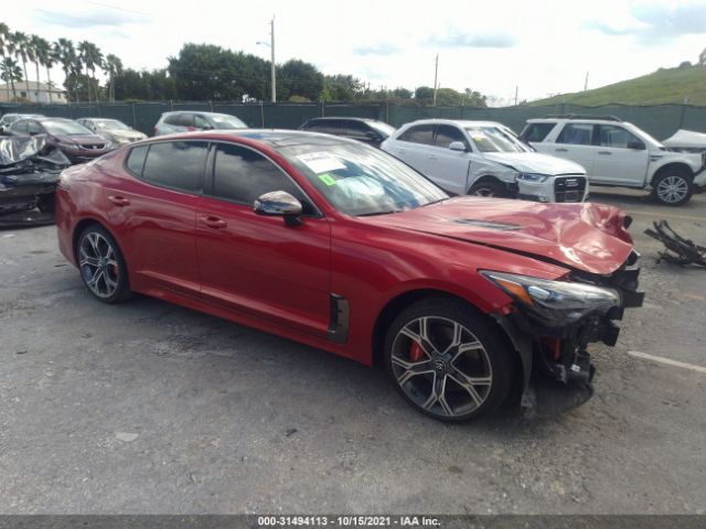 kia stinger 2021 knae45lcxm6087788