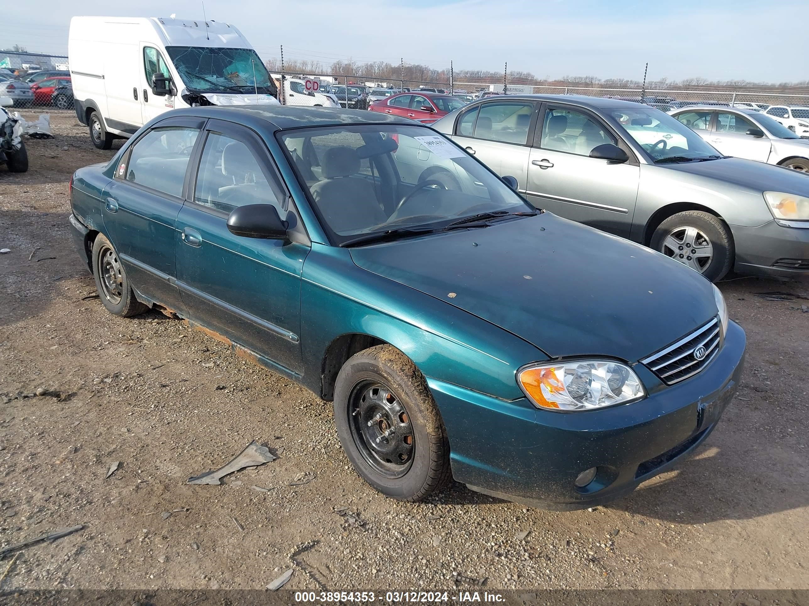 kia spectra 2003 knafb121235254216