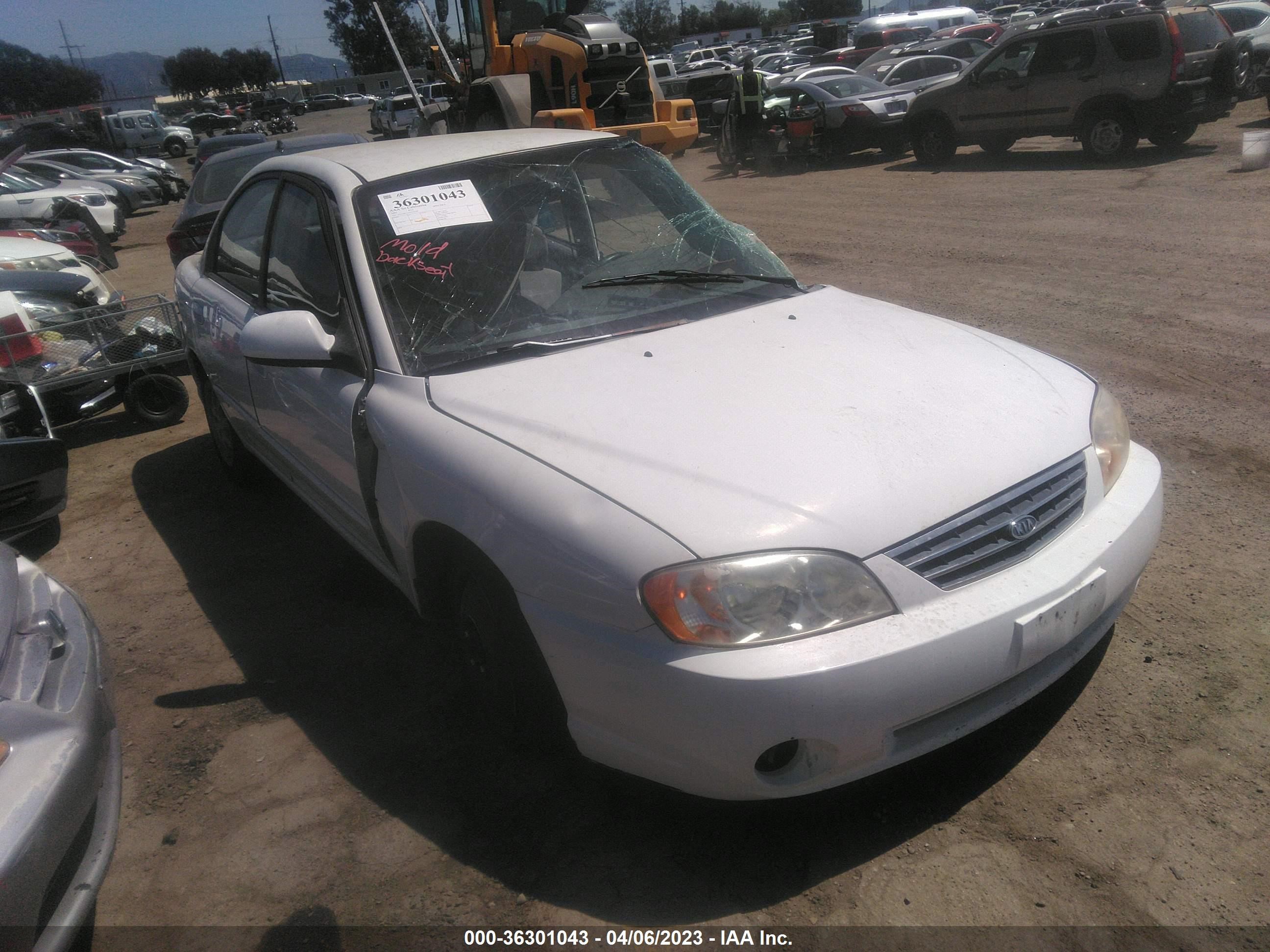 kia spectra 2002 knafb121325174759