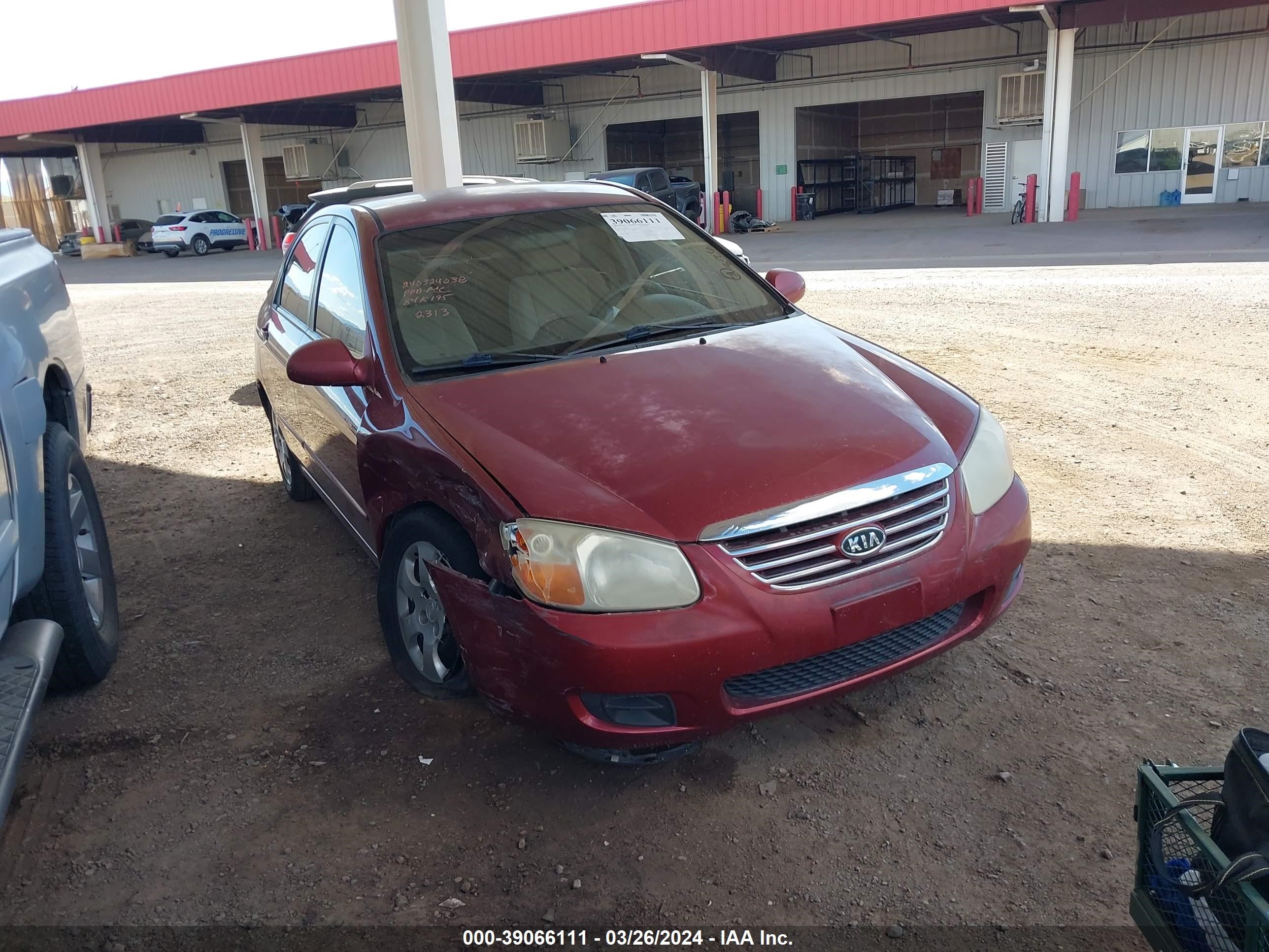 kia spectra 2007 knafe122175442313