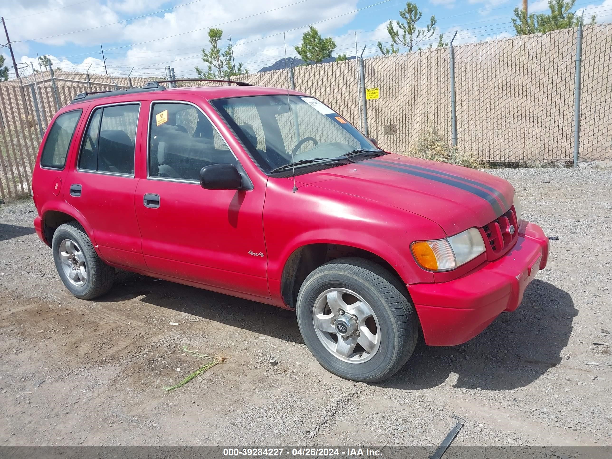 kia sportage 2000 kndja7233y5636136