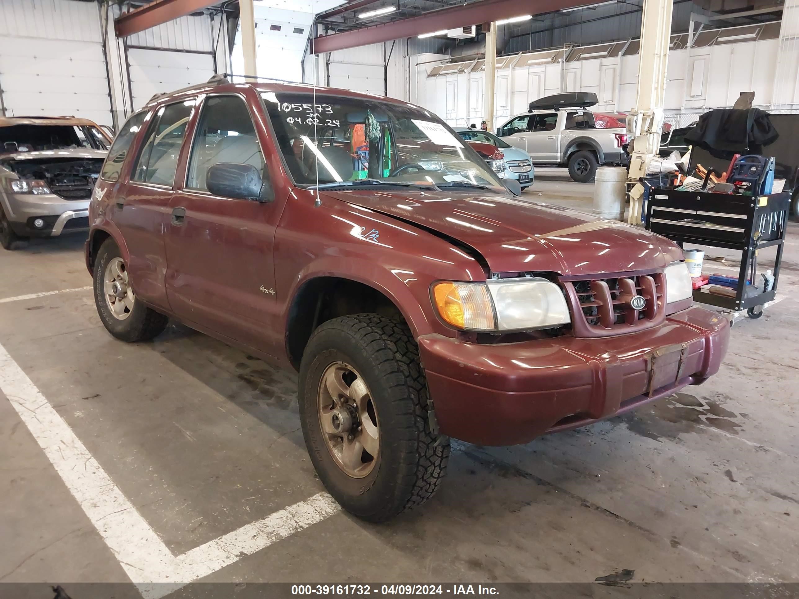 kia sportage 2001 kndja723515059423