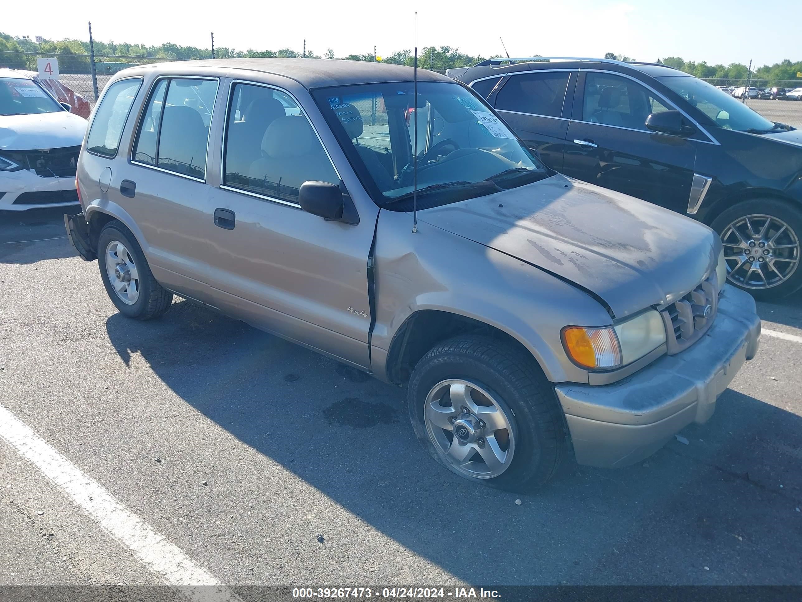 kia sportage 2001 kndja723715079107