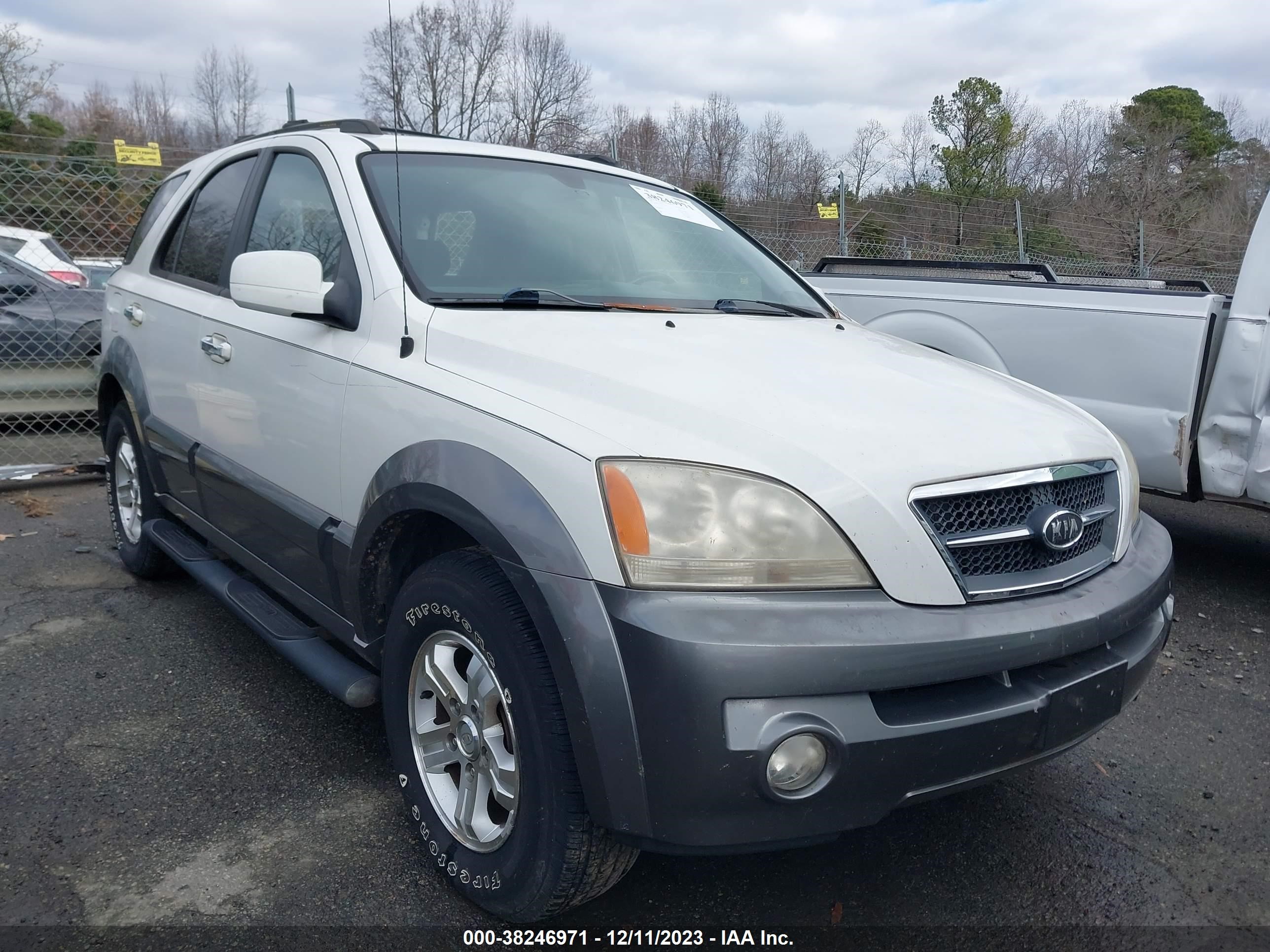 kia sorento 2006 kndjc733565611826