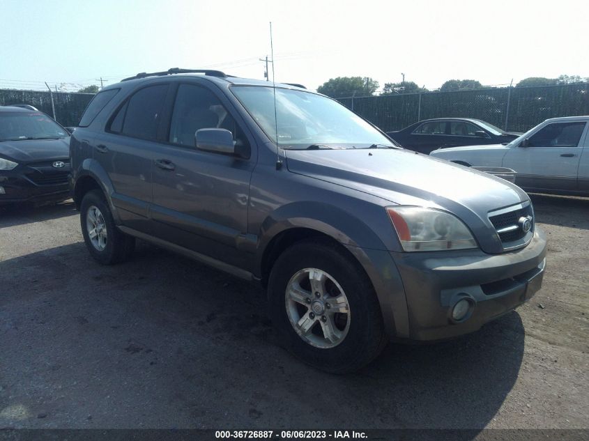 kia sorento 2006 kndjc733965545250