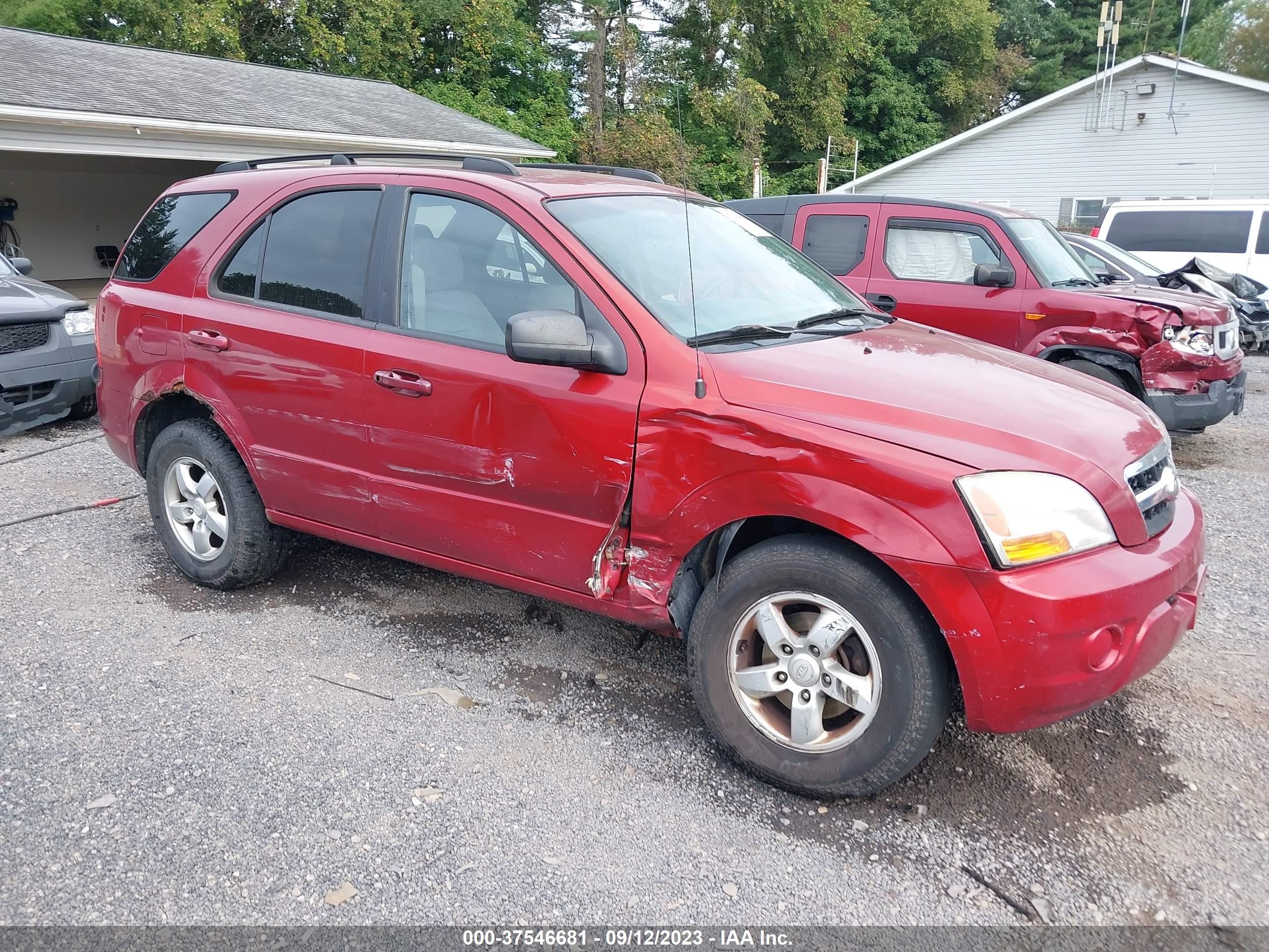 kia sorento 2009 kndjc735x95874271