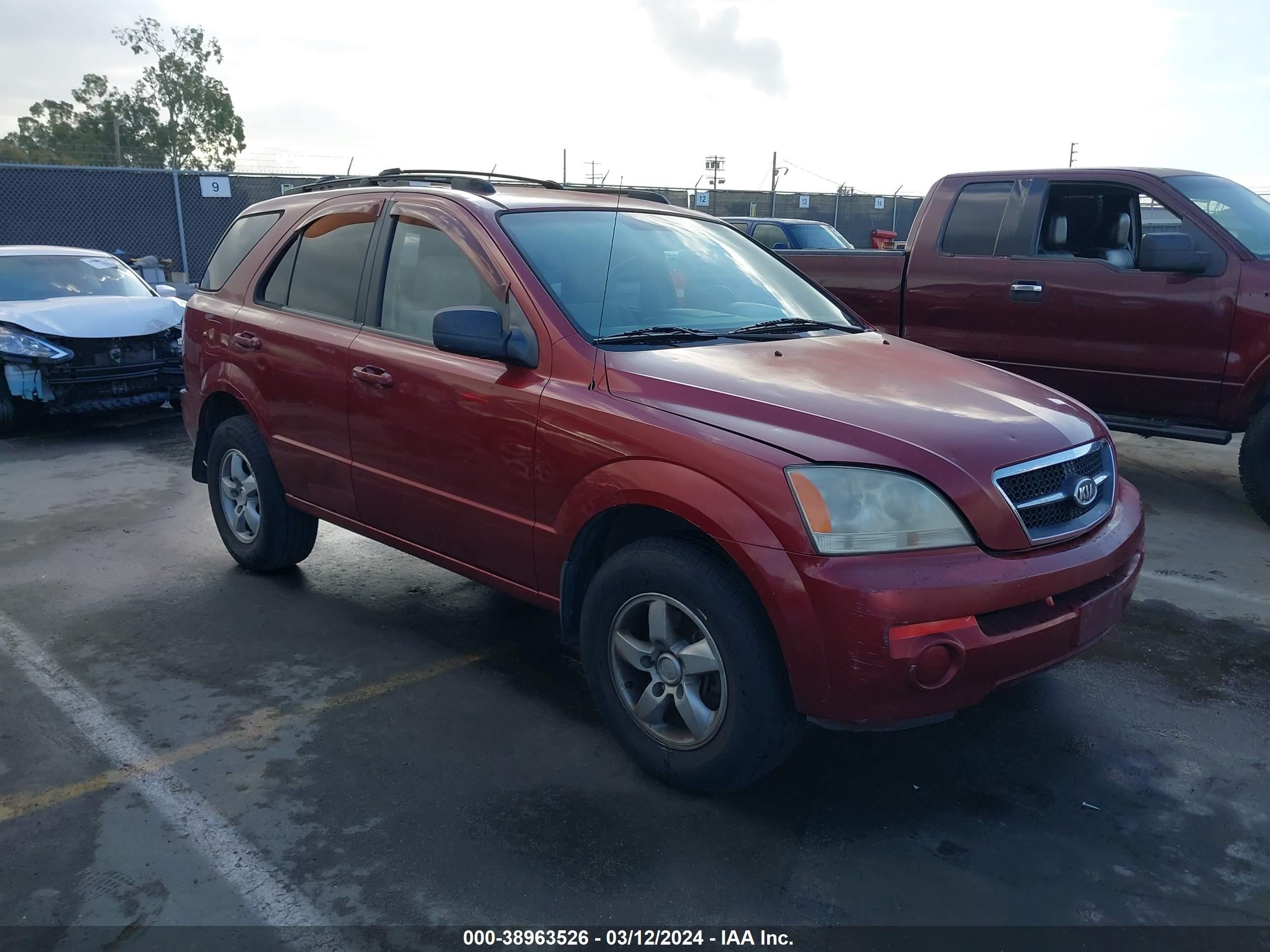 kia sorento 2006 kndjd733065528074