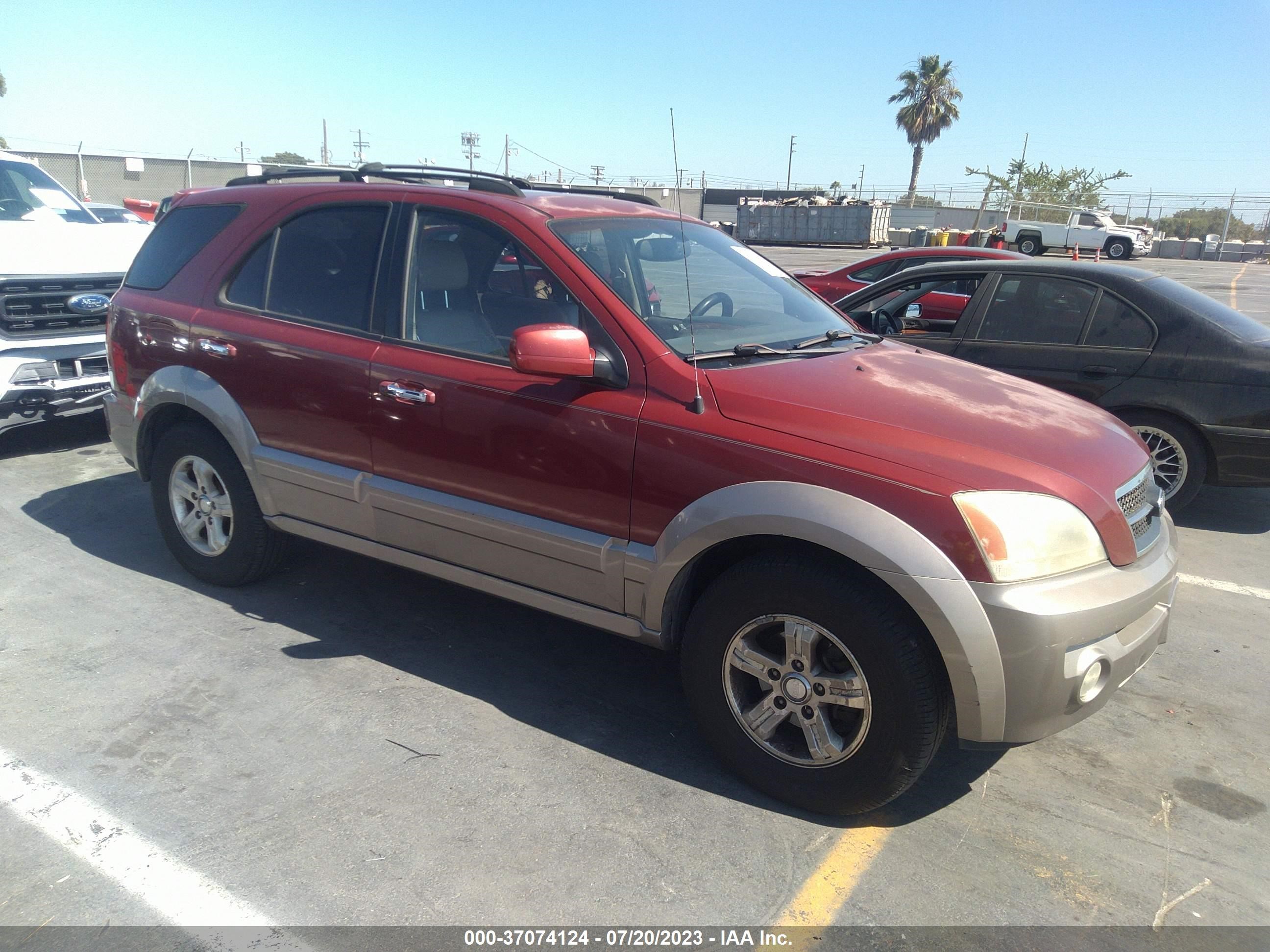 kia sorento 2006 kndjd733465635676