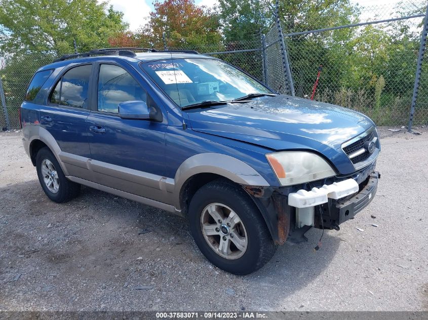 kia sorento 2004 kndjd733545190765