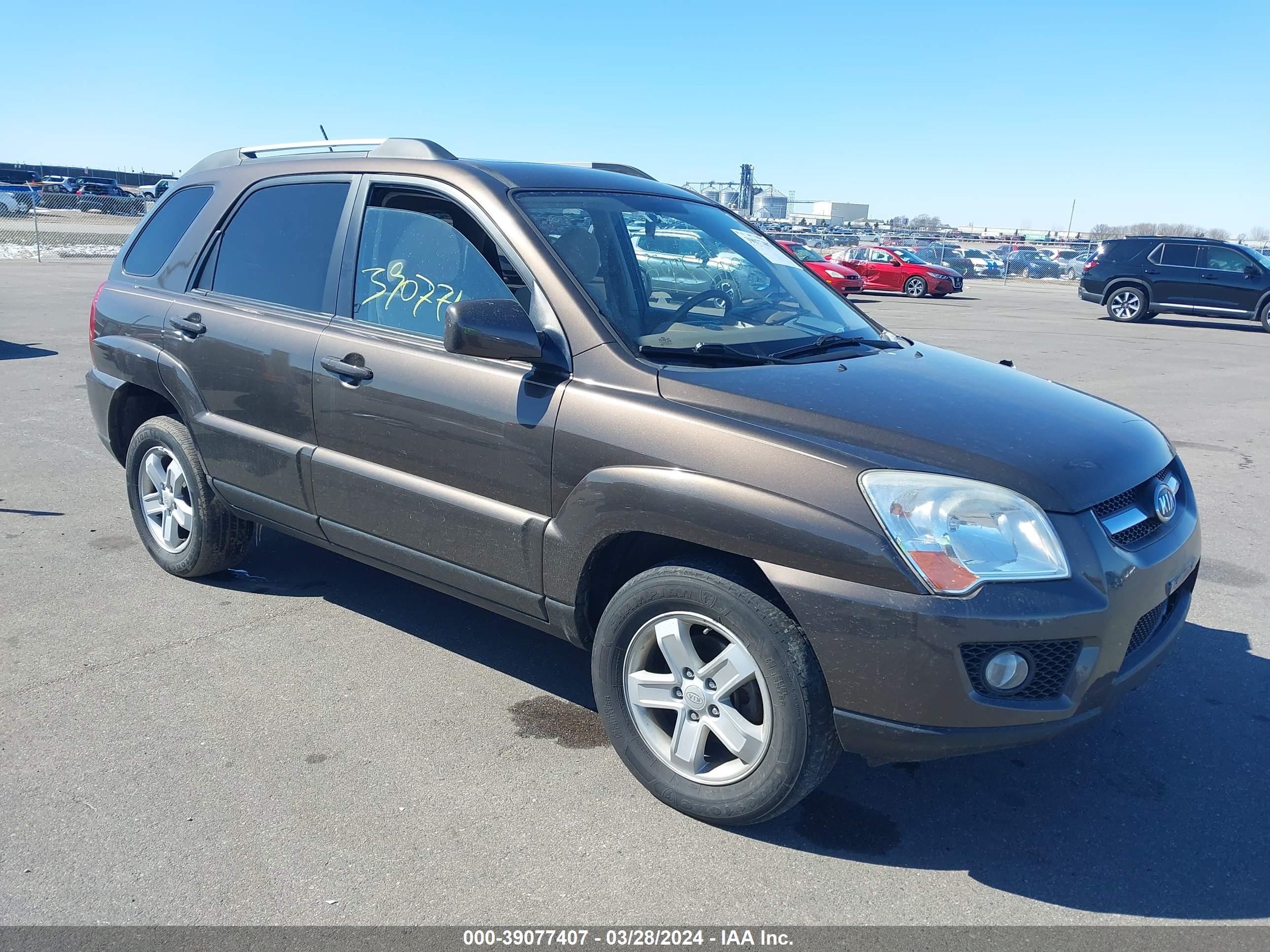 kia sportage 2009 kndje723397628340