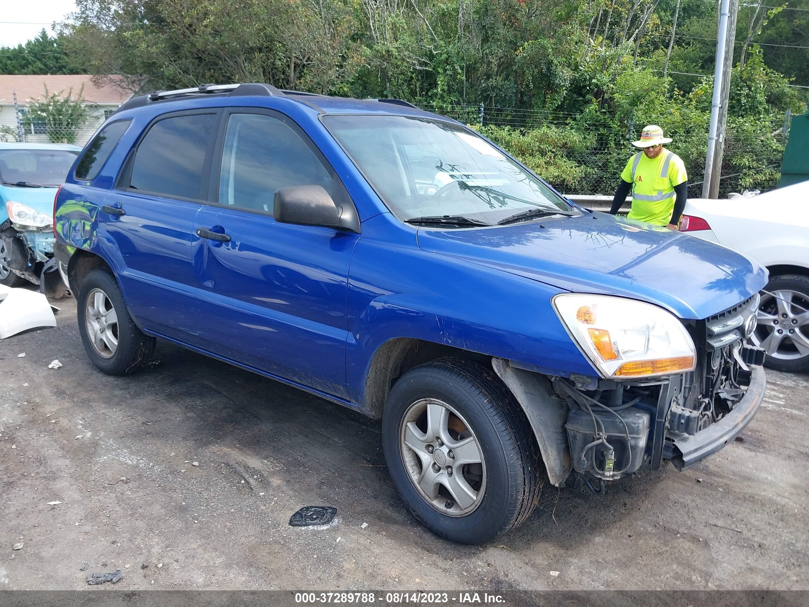 kia sportage 2008 kndjf724387460123