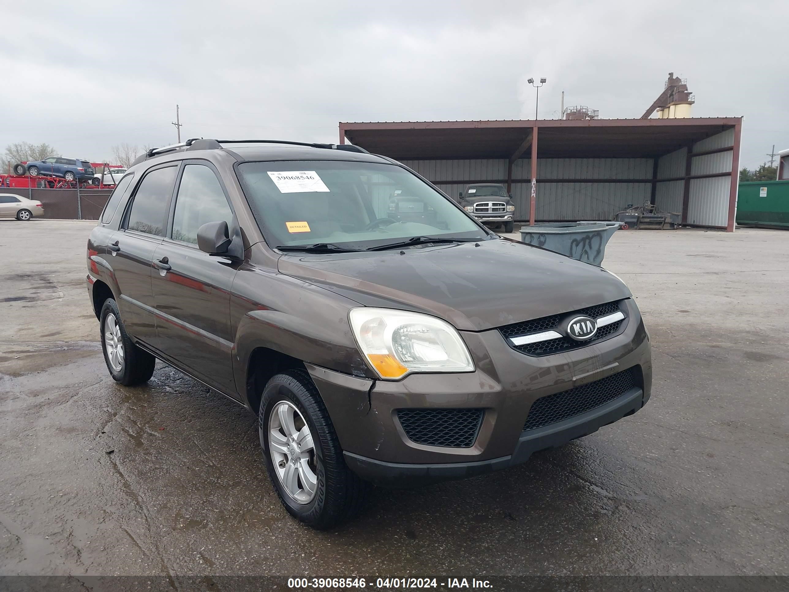 kia sportage 2009 kndjf724897567704