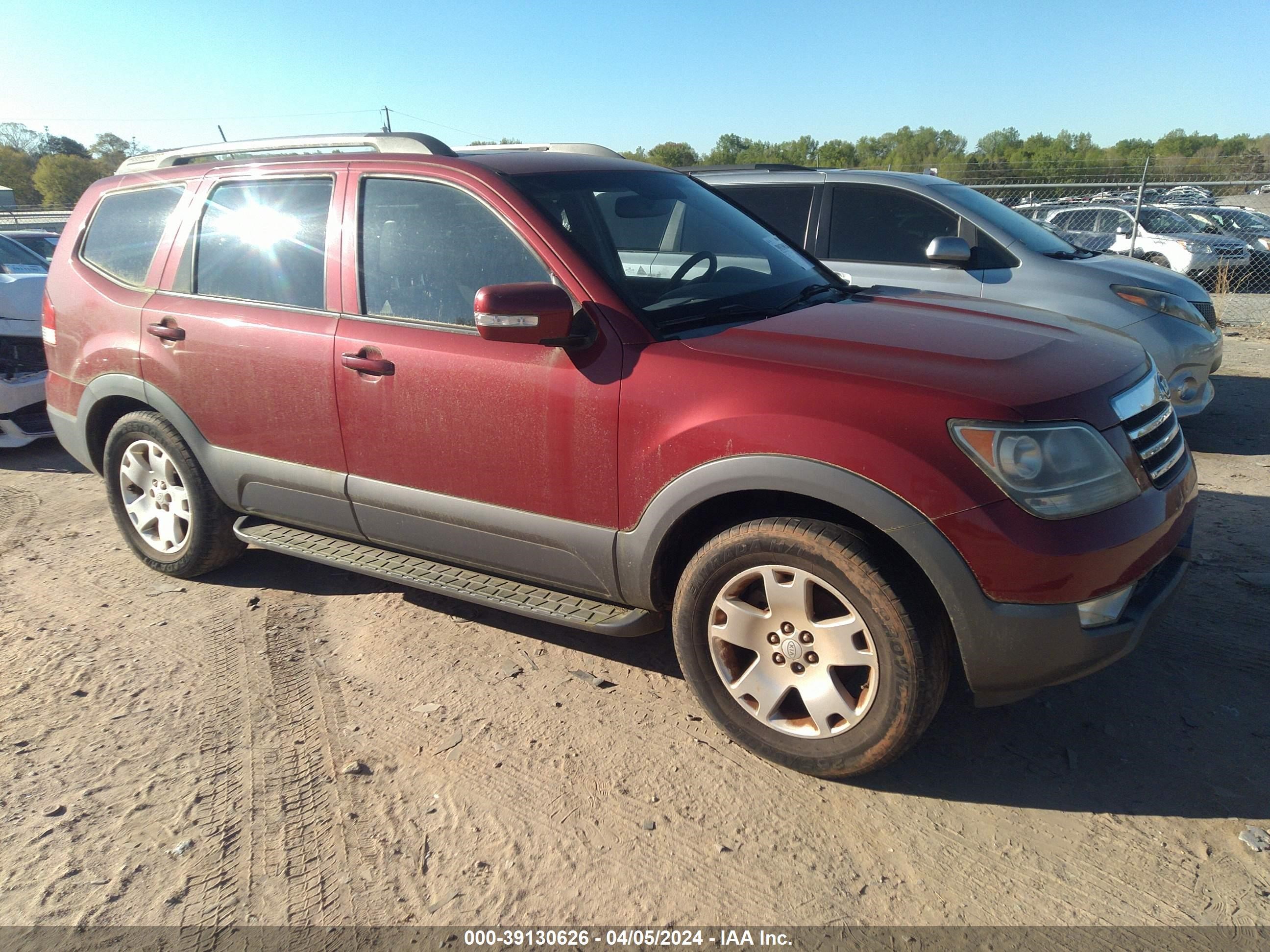 kia mohave (borrego) 2009 kndjh741195025028