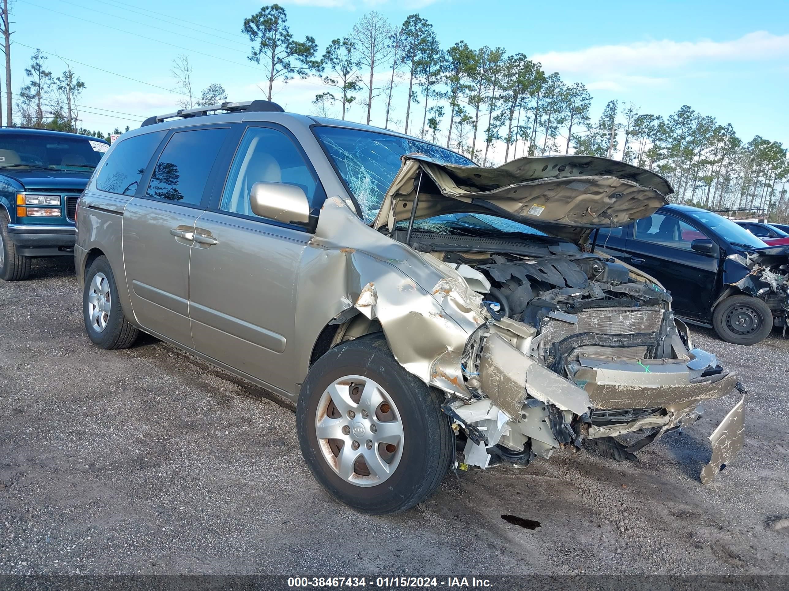 kia sedona 2008 kndmb233586237881