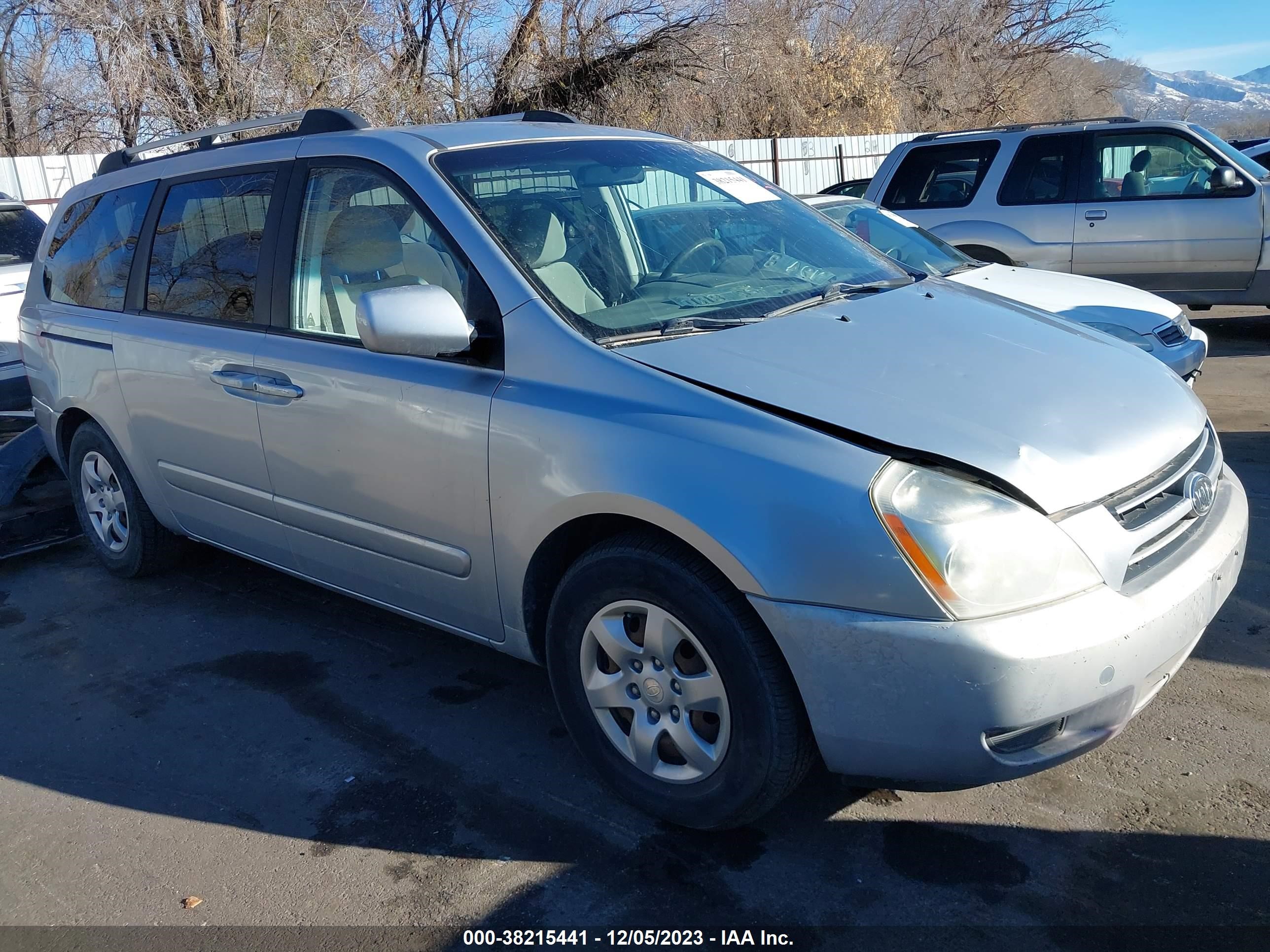 kia sedona 2007 kndmb233876107608