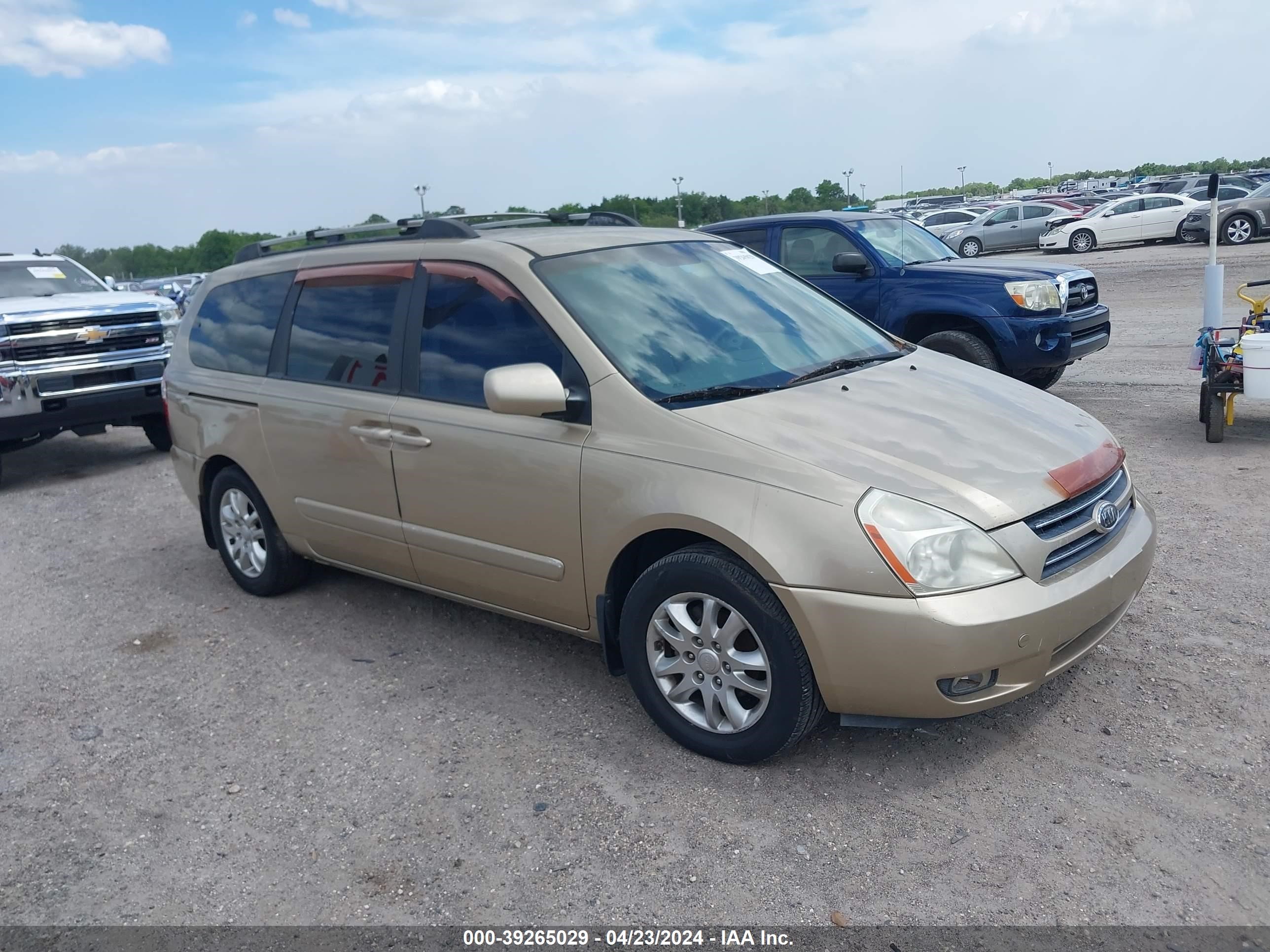 kia sedona 2006 kndmb233x66027726