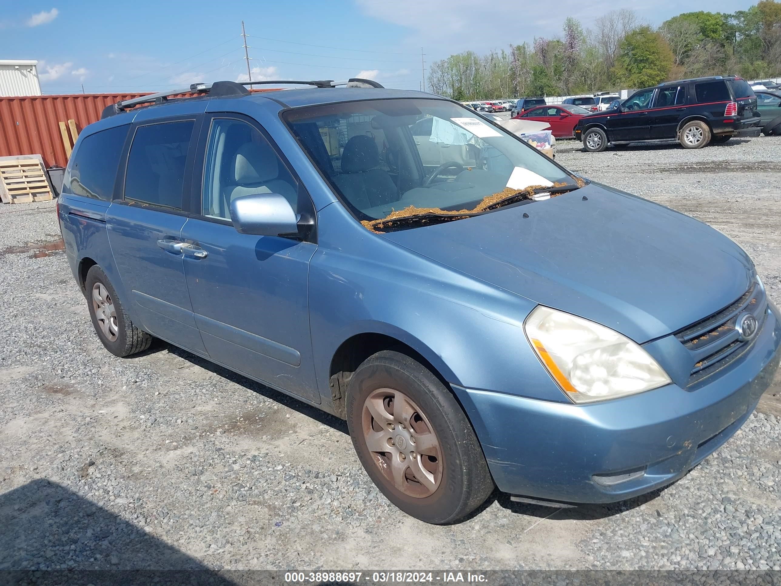 kia sedona 2007 kndmb233x76171245