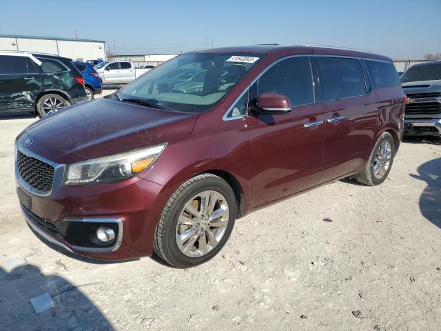 kia sedona sxl 2016 kndme5c13g6130317