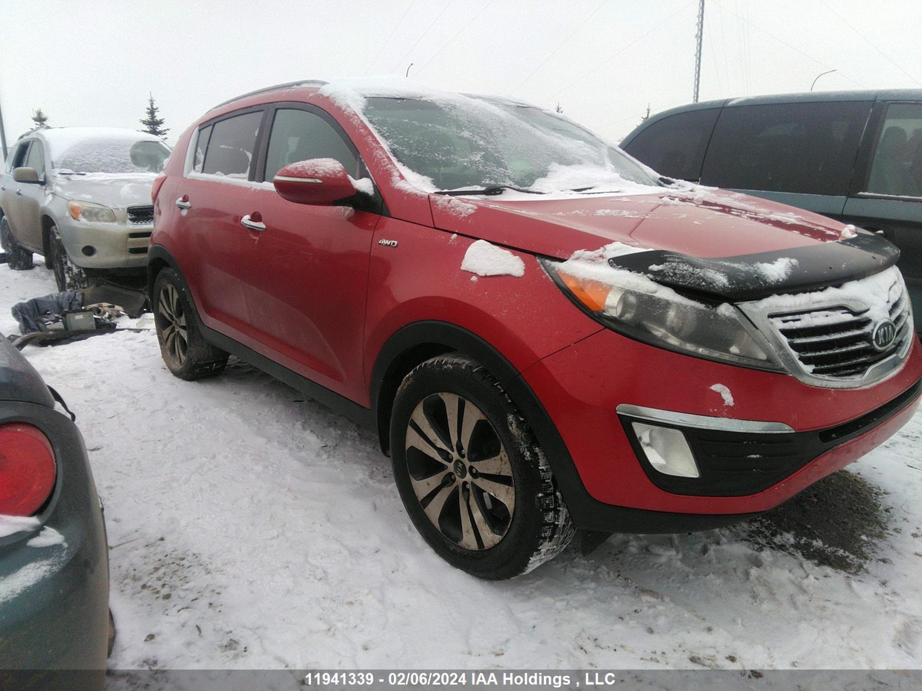 kia sportage 2011 kndpcca2xb7164261