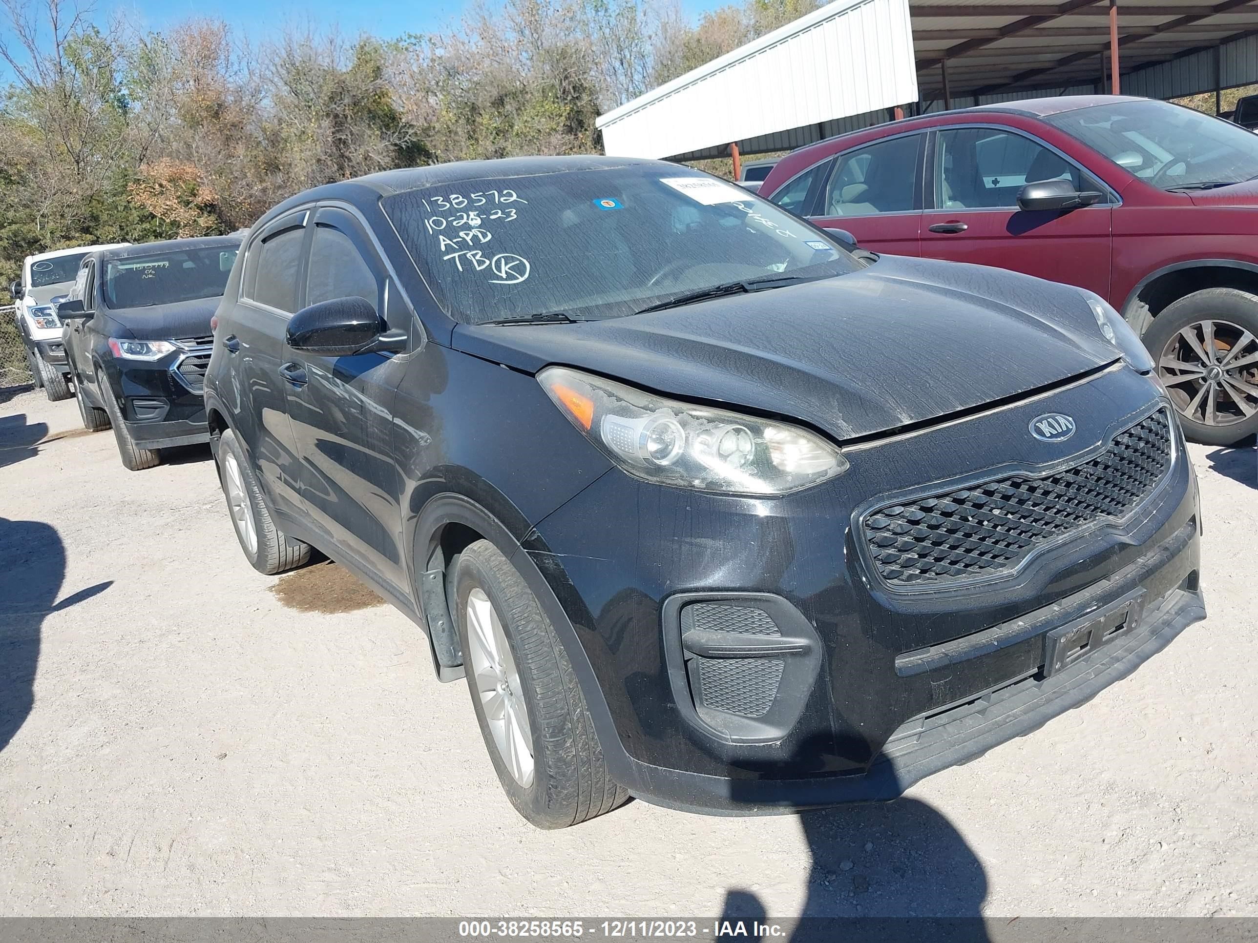 kia sportage 2017 kndpm3acxh7234100