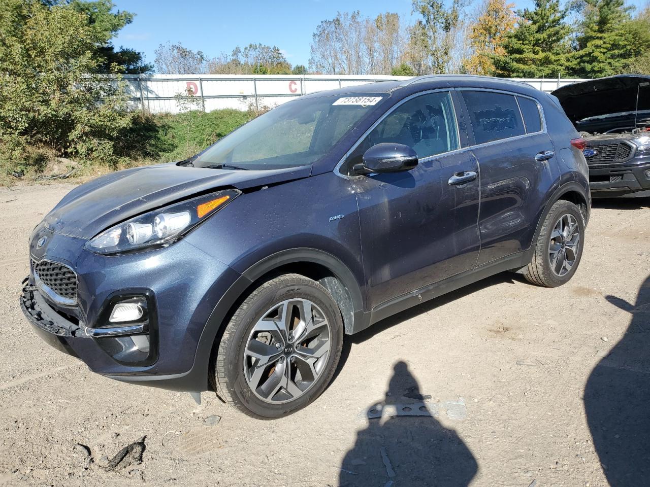 kia sportage e 2021 kndpncac3m7850163